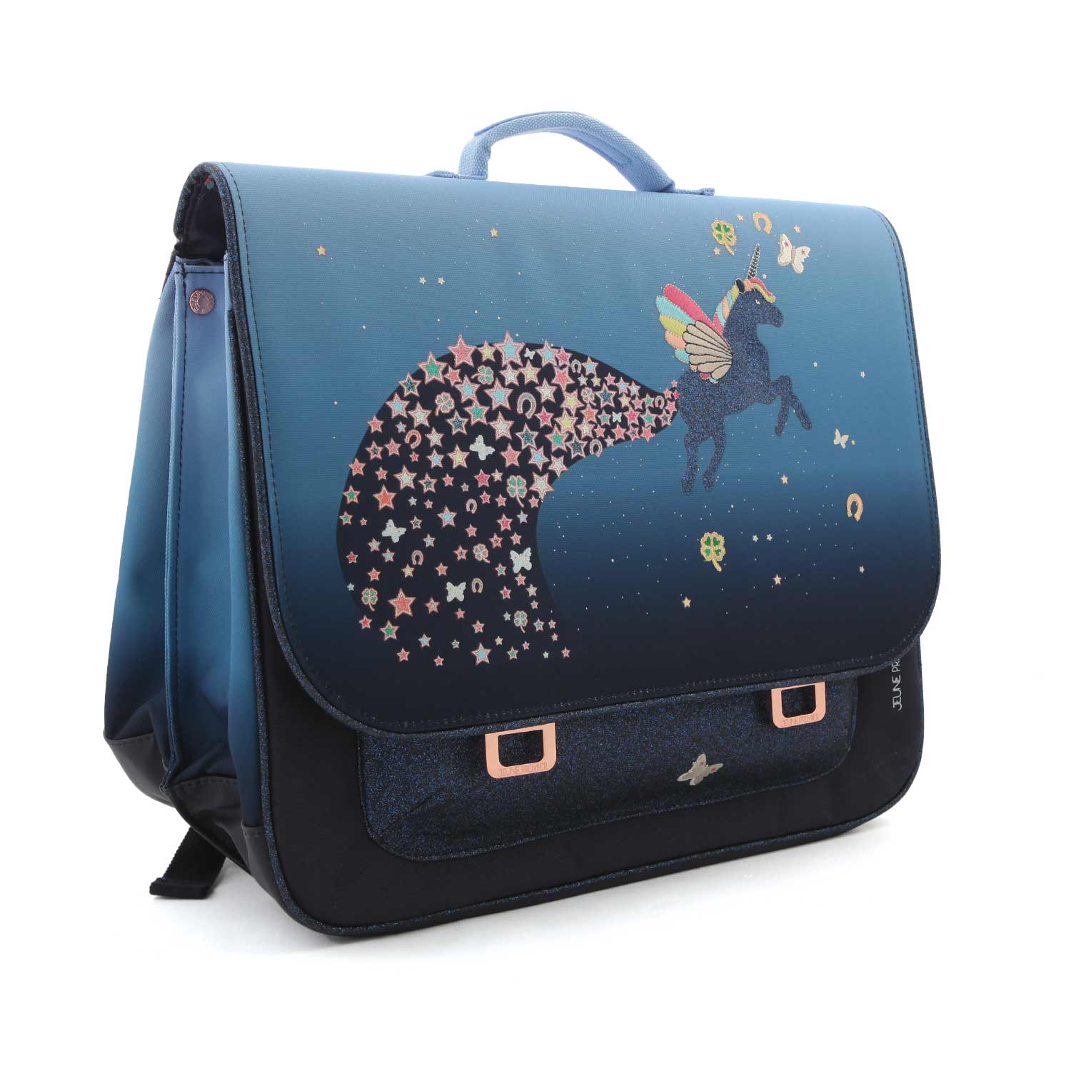 CARTELLA BLU UNICORNO BAMBINA - annameglio.com abbigliamento moda