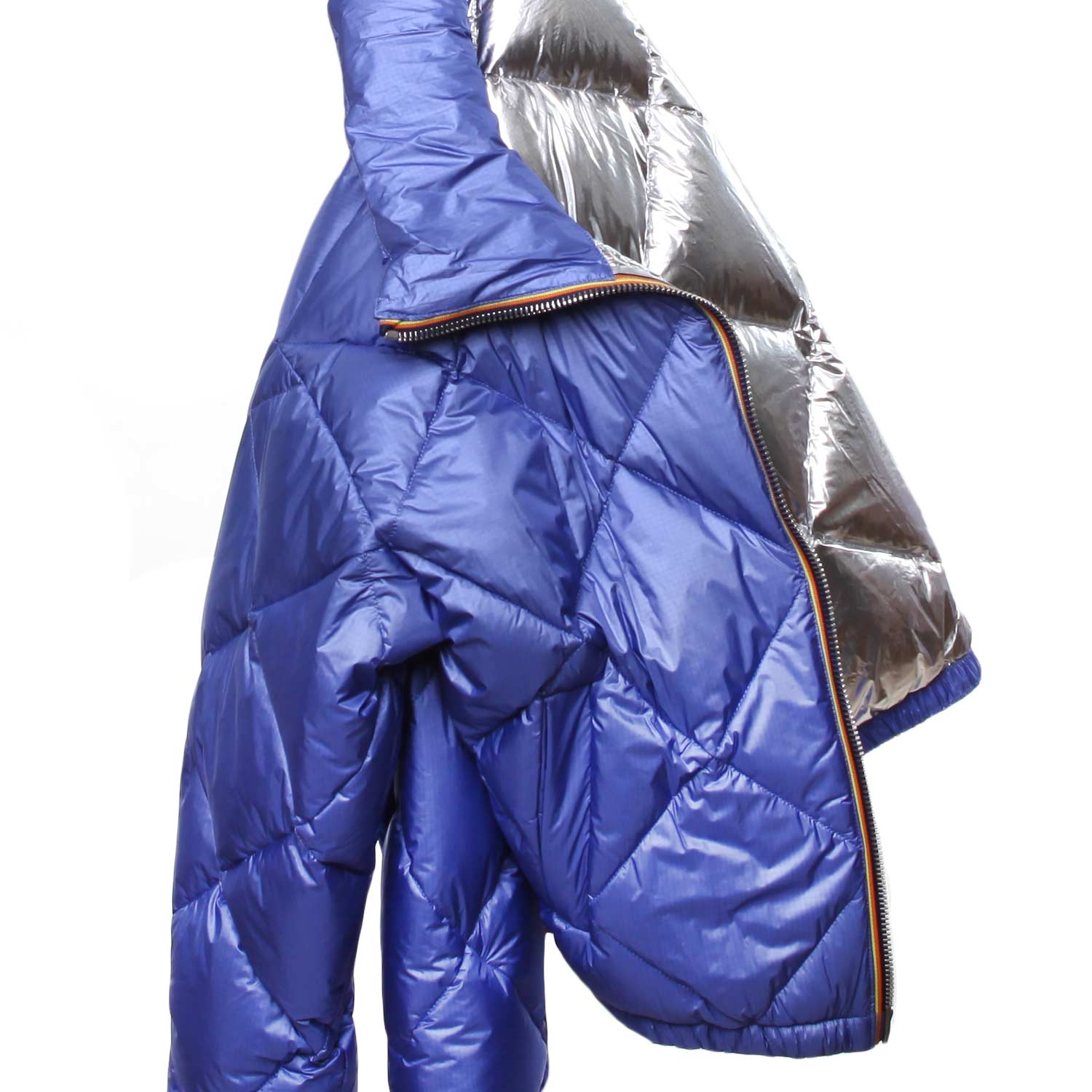 PIUMINO IMELDA HEAVY QUILTED METAL GLICINE - annameglio.com abbigliamento moda