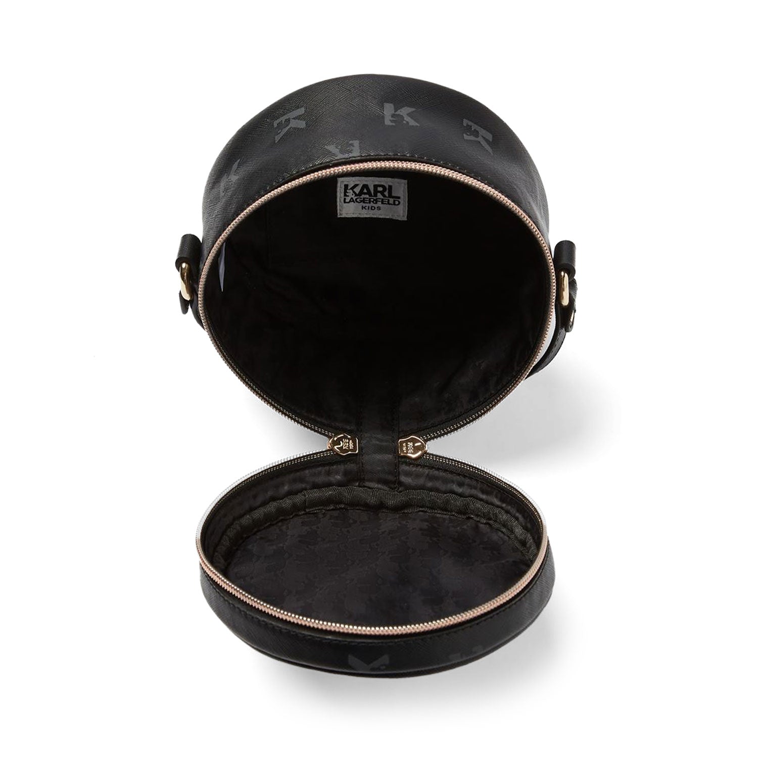 BORSETTA ROTONDA NERA BAMBINA E TEENAGER - annameglio.com abbigliamento moda