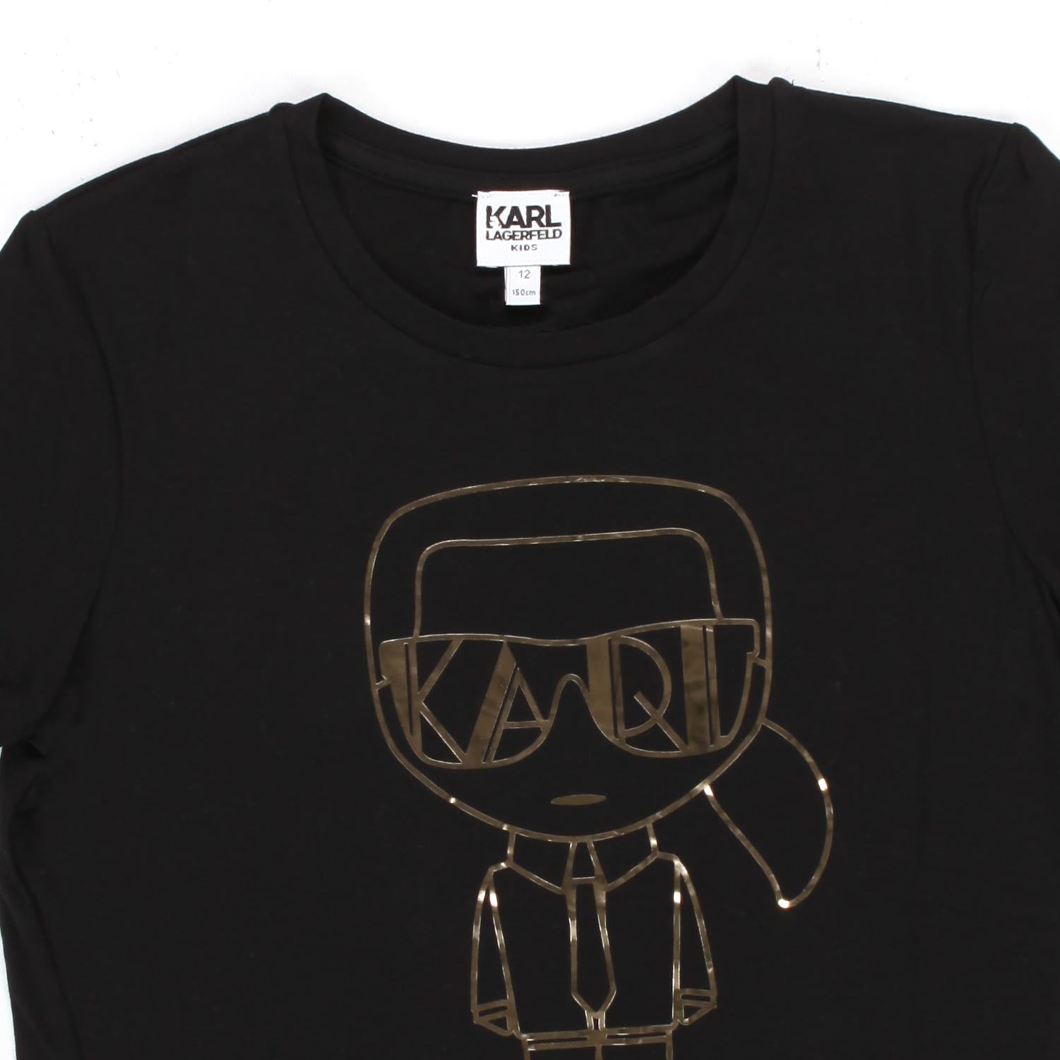 T-SHIRT NERA MANICHE CORTE GIRL - annameglio.com abbigliamento moda