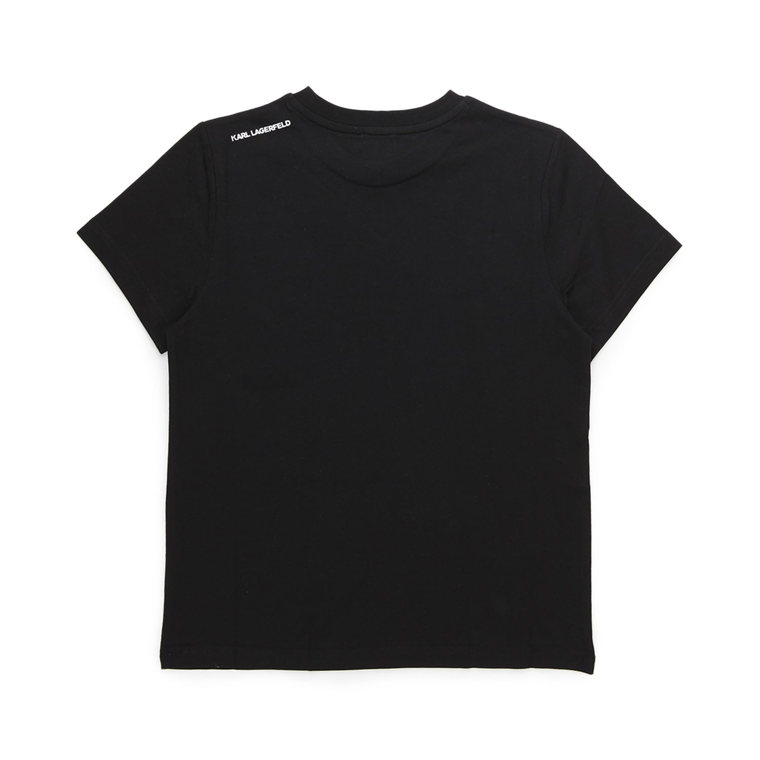 T-SHIRT CON STAMPA NERA GIRL - annameglio.com abbigliamento moda