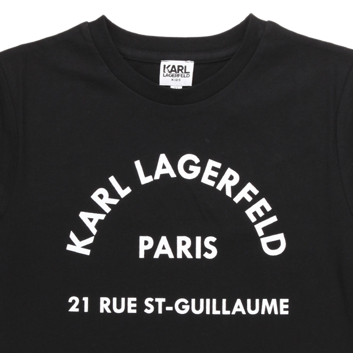 T-SHIRT CON STAMPA NERA GIRL - annameglio.com abbigliamento moda