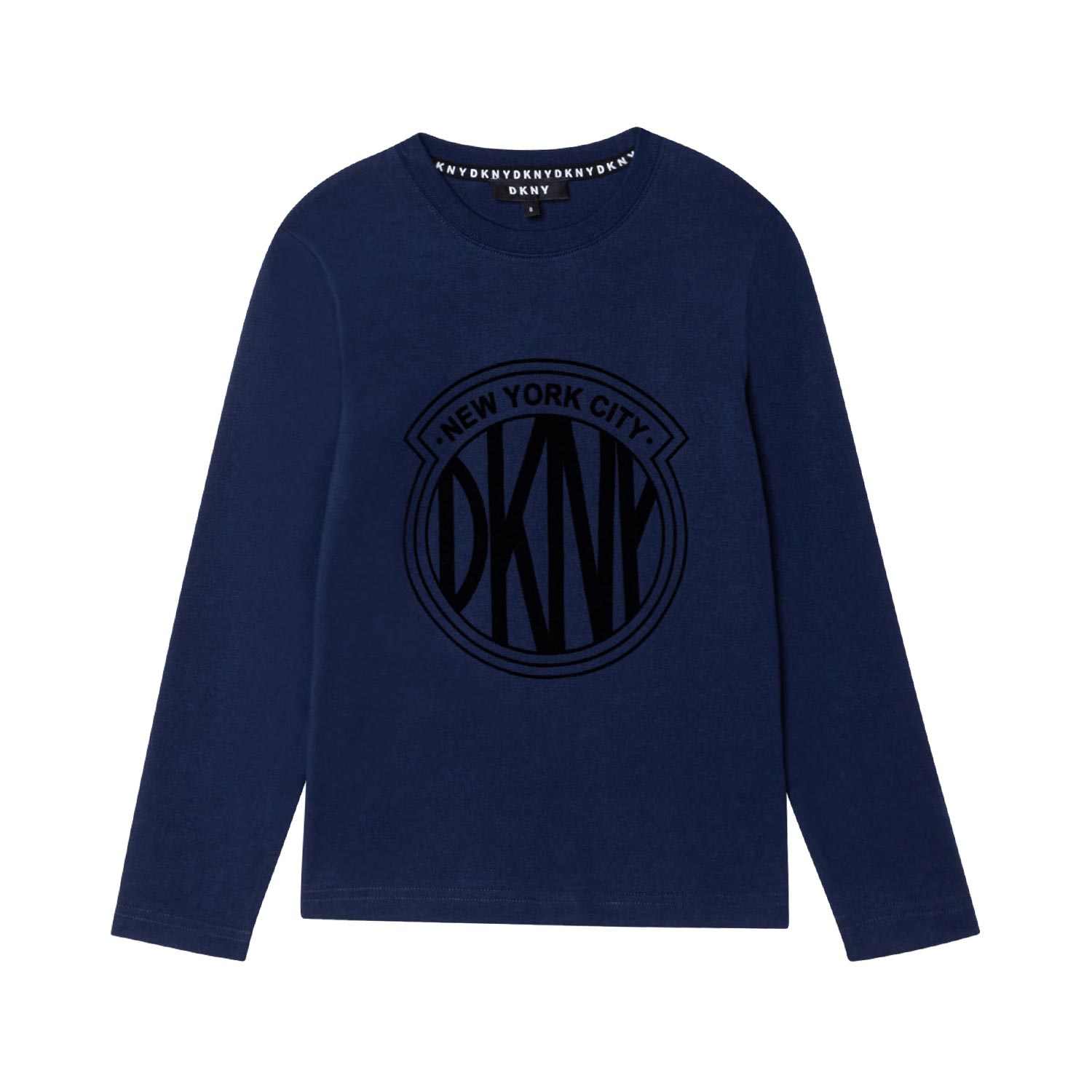 T-SHIRT BLU MANICA LUNGA BIMBO TEEN - annameglio.com abbigliamento moda