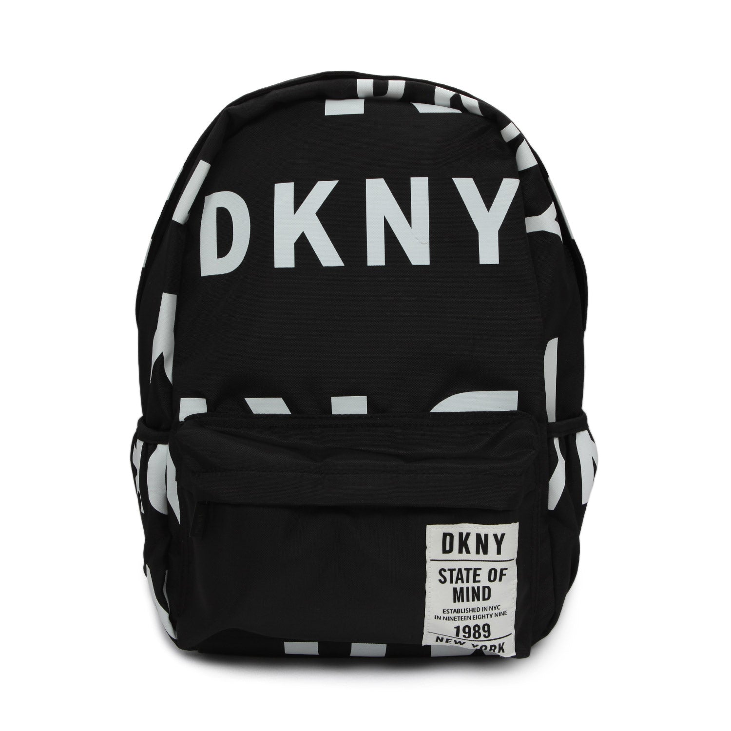 ZAINO NERO CON STAMPA LOGO UNISEX - annameglio.com abbigliamento moda