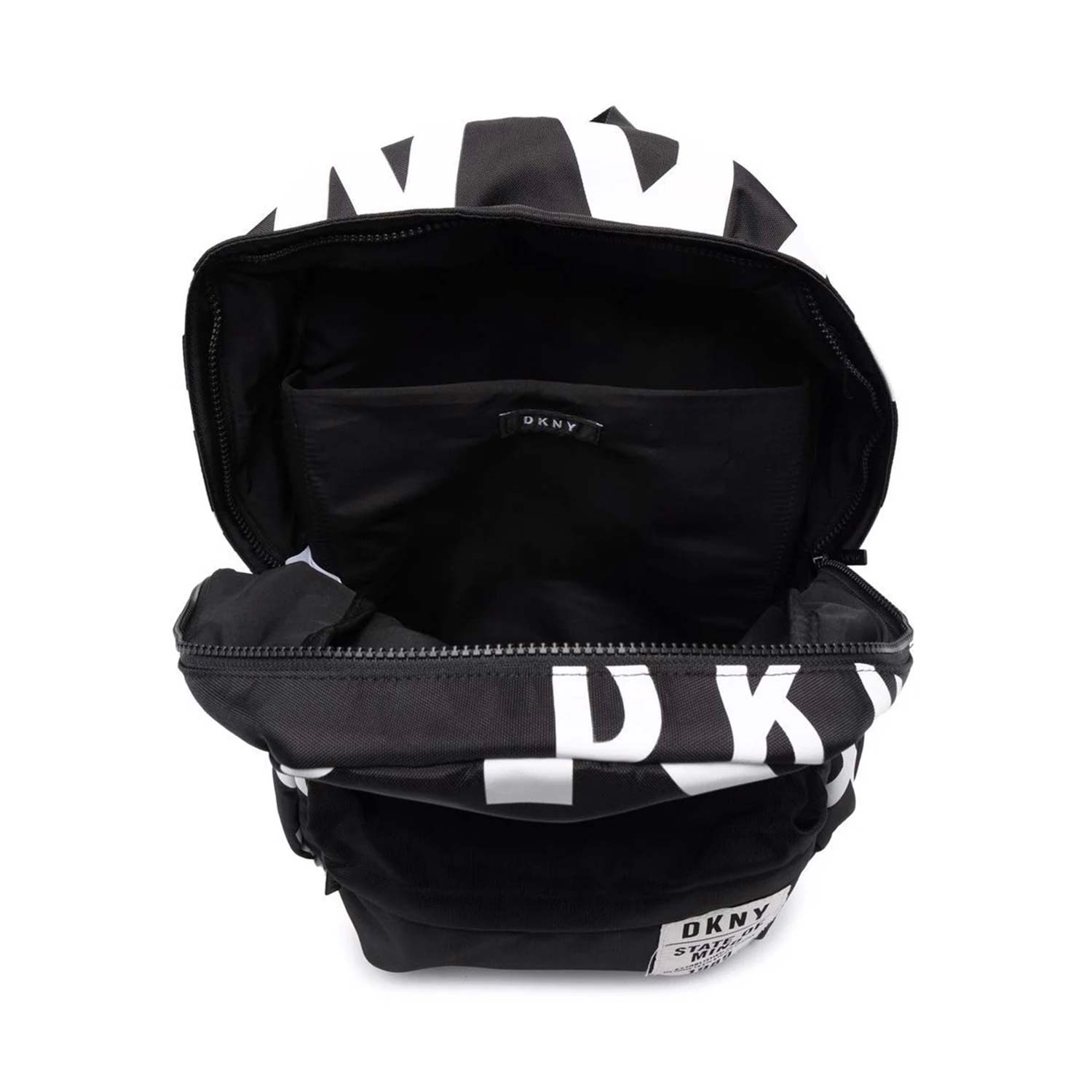 ZAINO NERO CON STAMPA LOGO UNISEX - annameglio.com abbigliamento moda