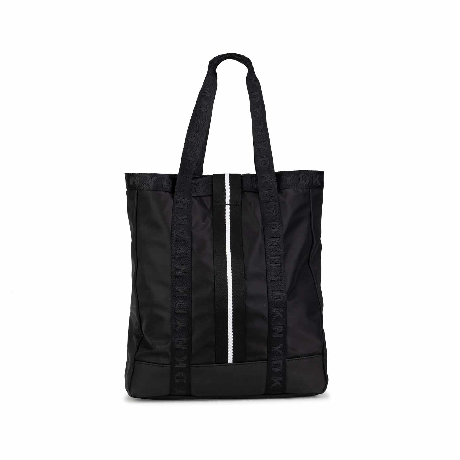 BORSA TOTE NERA CON LOGHI BAMBINA E TEEN - annameglio.com abbigliamento moda
