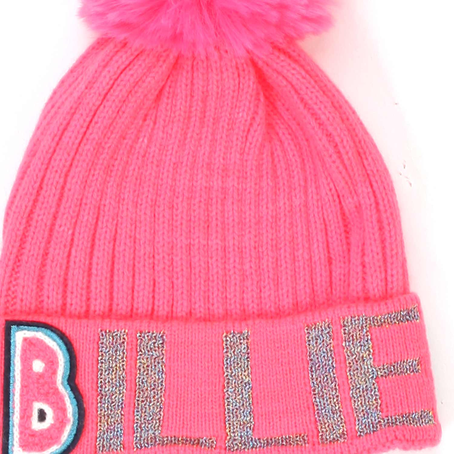 CAPPELLO ROSA FLUO CON PON-PON BAMBINA - annameglio.com abbigliamento moda