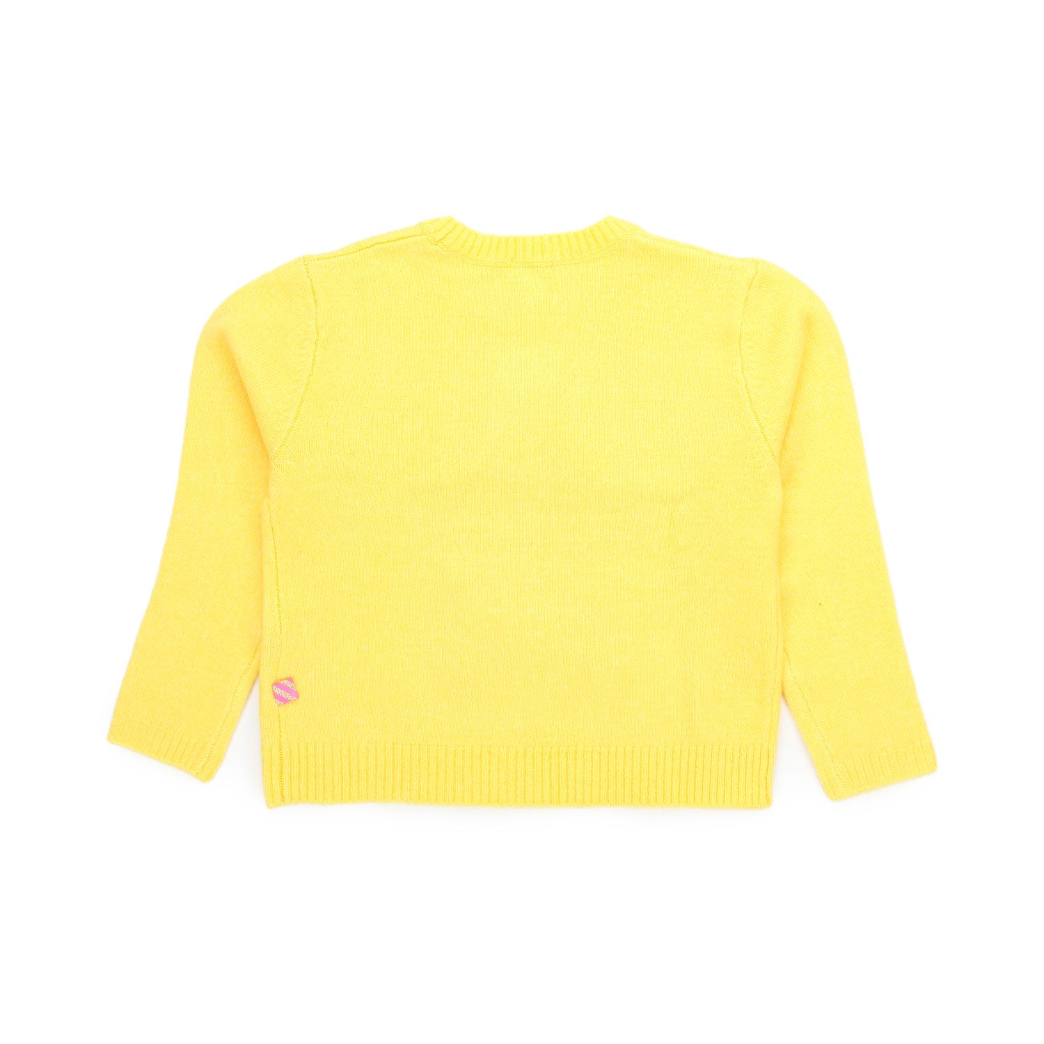 PULLOVER GIALLO CON PAILLETTES BAMBINA - annameglio.com abbigliamento moda