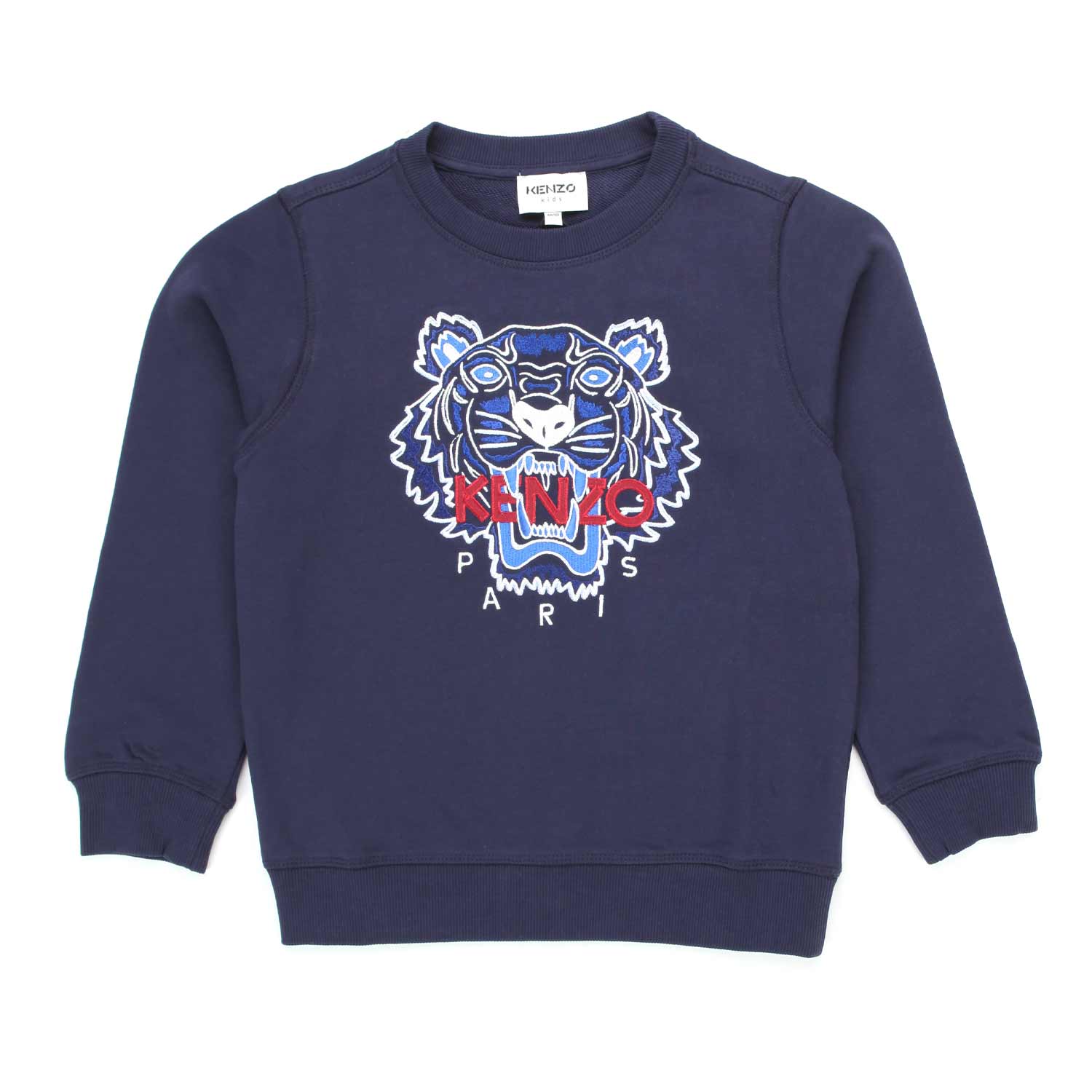 FELPA BLU TIGRE BAMBINA TEEN - annameglio.com abbigliamento moda