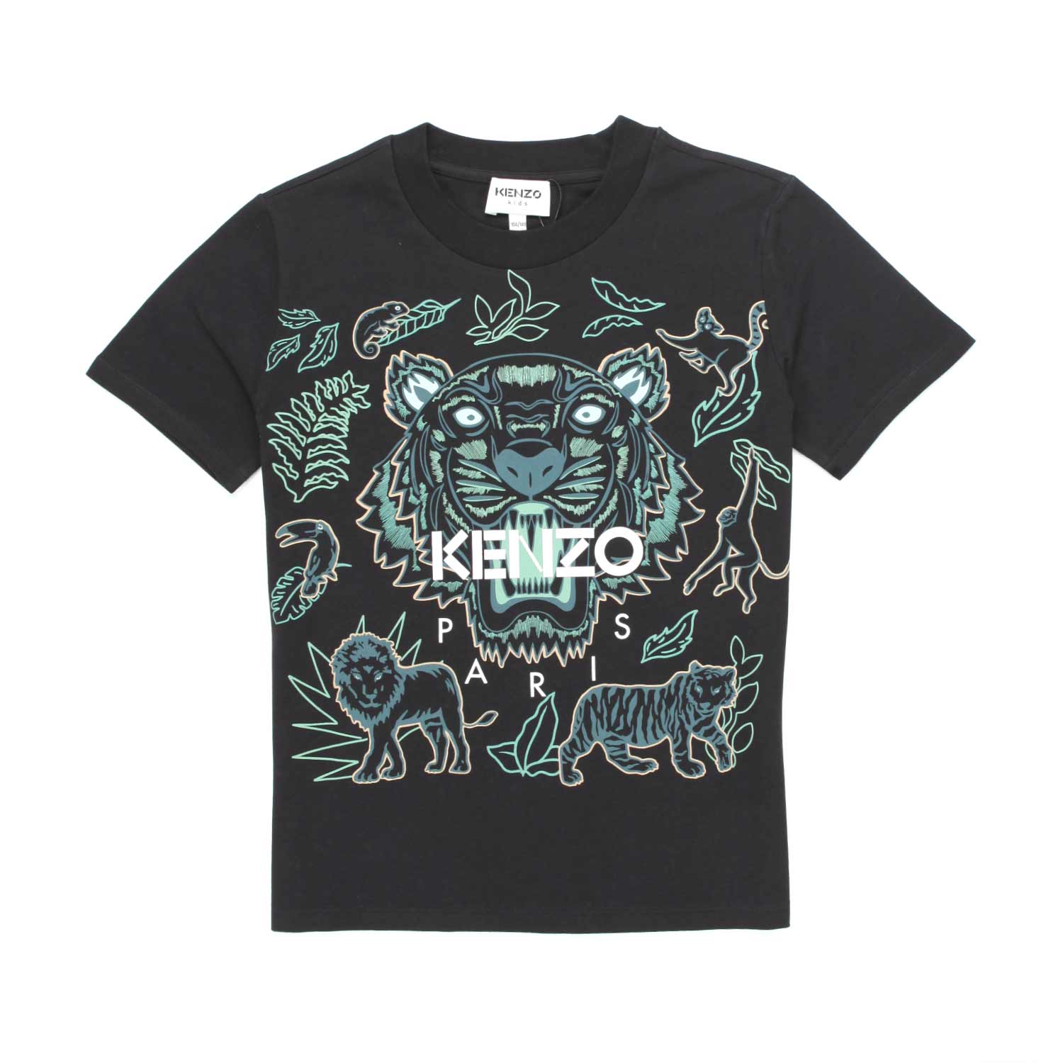 T-SHIRT NERA CON TIGRE UNISEX - annameglio.com abbigliamento moda