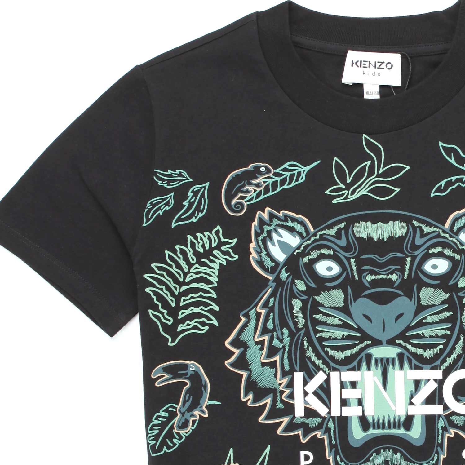 T-SHIRT NERA CON TIGRE UNISEX - annameglio.com abbigliamento moda