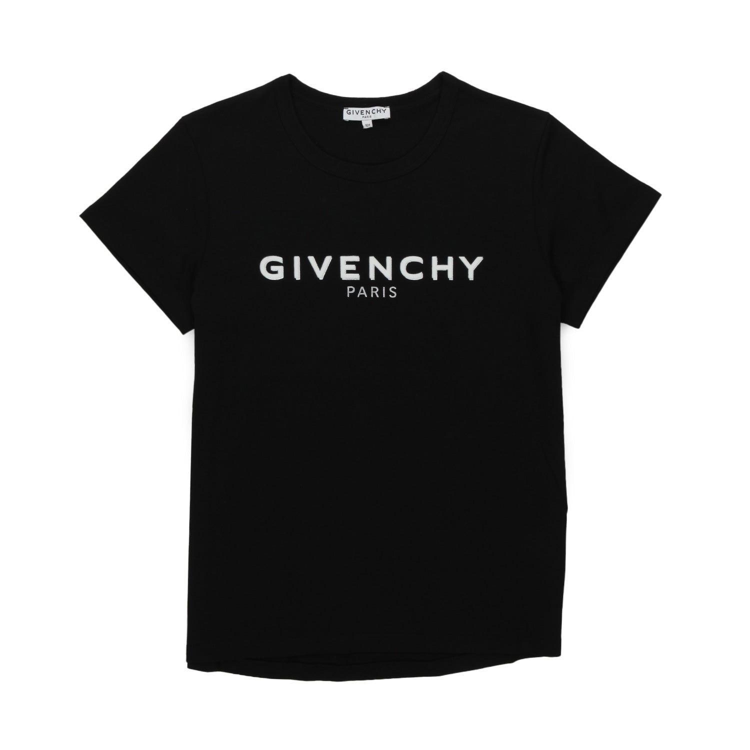 T-SHIRT NERA CON LOGO BIANCO BAMBINA E TEEN - annameglio.com abbigliamento moda