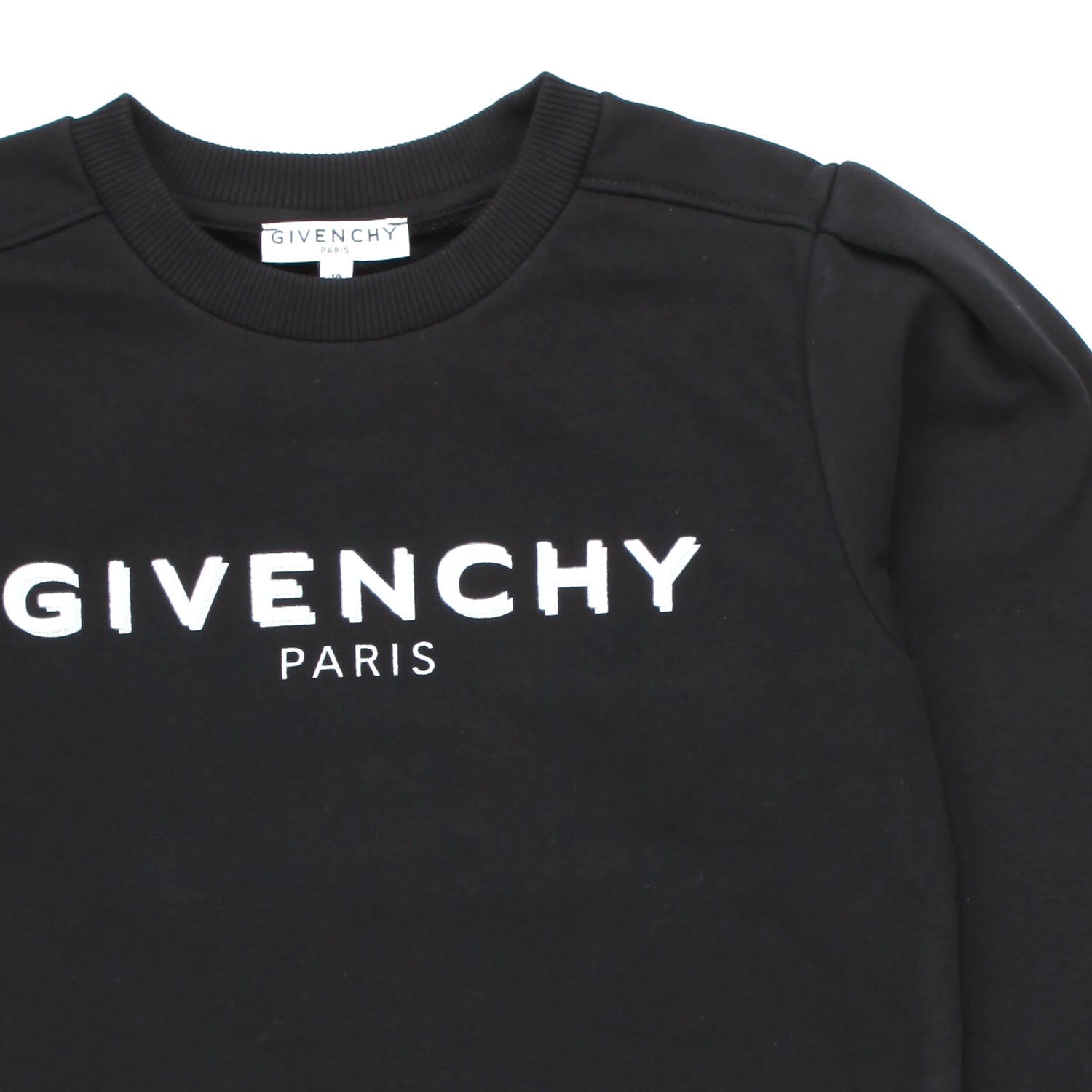 FELPA NERA CON LOGO BIANCO BAMBINA E TEEN - annameglio.com abbigliamento moda