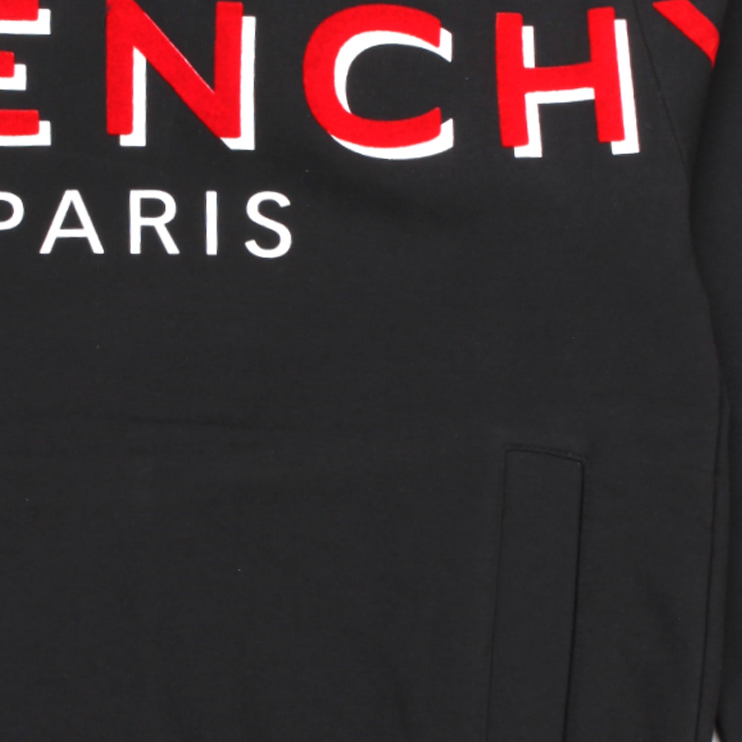 FELPA UNISEX NERA CON CAPPUCCIO E LOGO ROSSO - annameglio.com abbigliamento moda