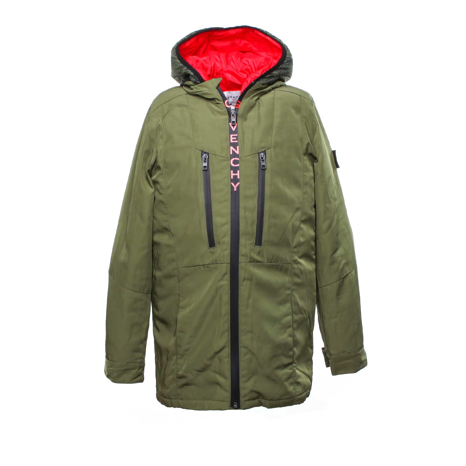 PARKA VERDE OLIVA CON GILET BAMBINO E TEENAGER - annameglio.com abbigliamento moda