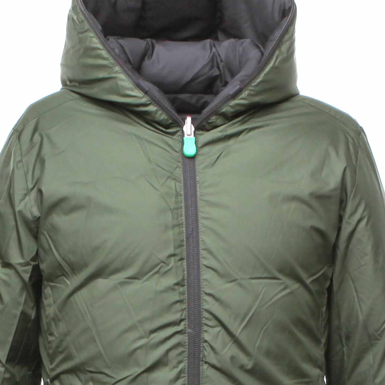 PIUMINO UNISEX VERDE E NERO BAMBINO E TEENAGER - annameglio.com abbigliamento moda