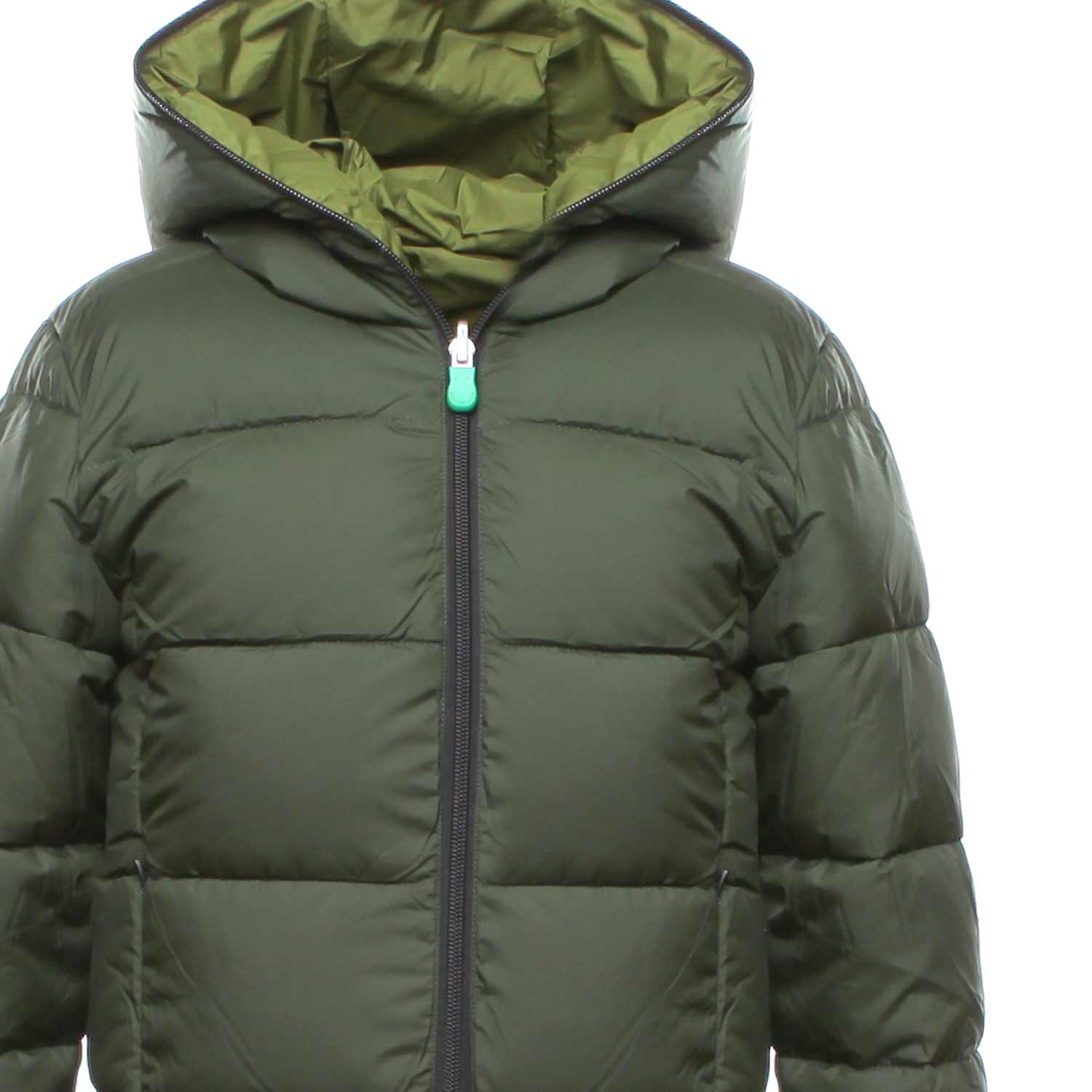 GIUBBOTTO REVERSIBILE VERDE UNISEX - annameglio.com abbigliamento moda