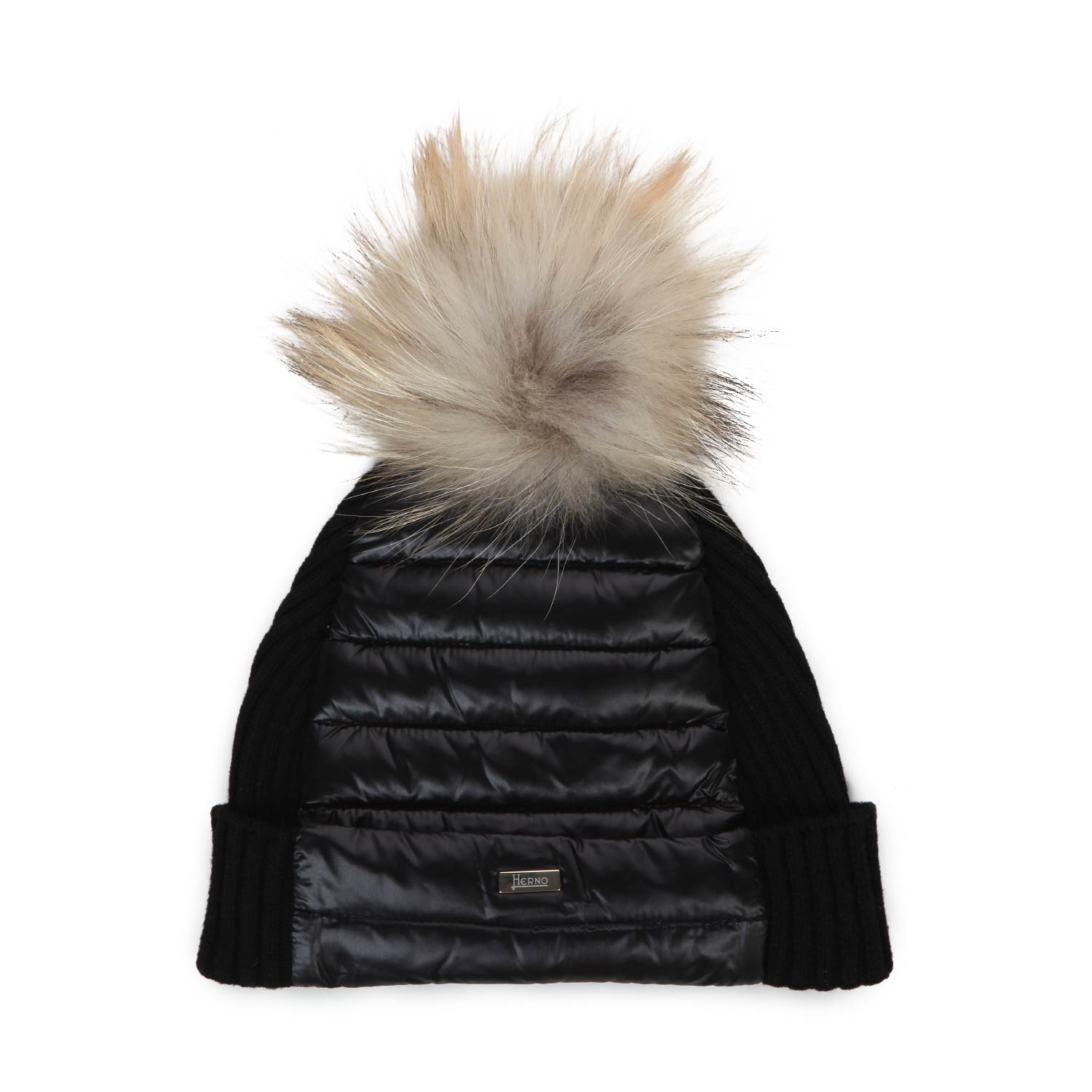 BERRETTO NERO CON POMPON GIRL - annameglio.com abbigliamento moda