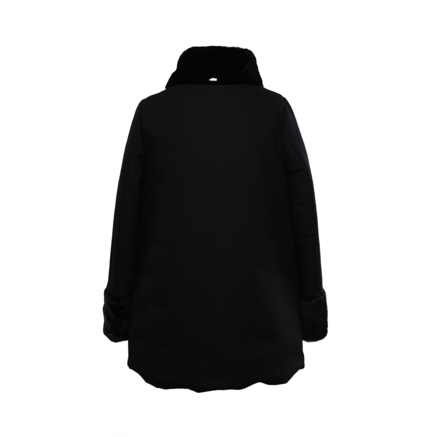 CAPPOTTO NERO GIRL E BAMBINA - annameglio.com abbigliamento moda