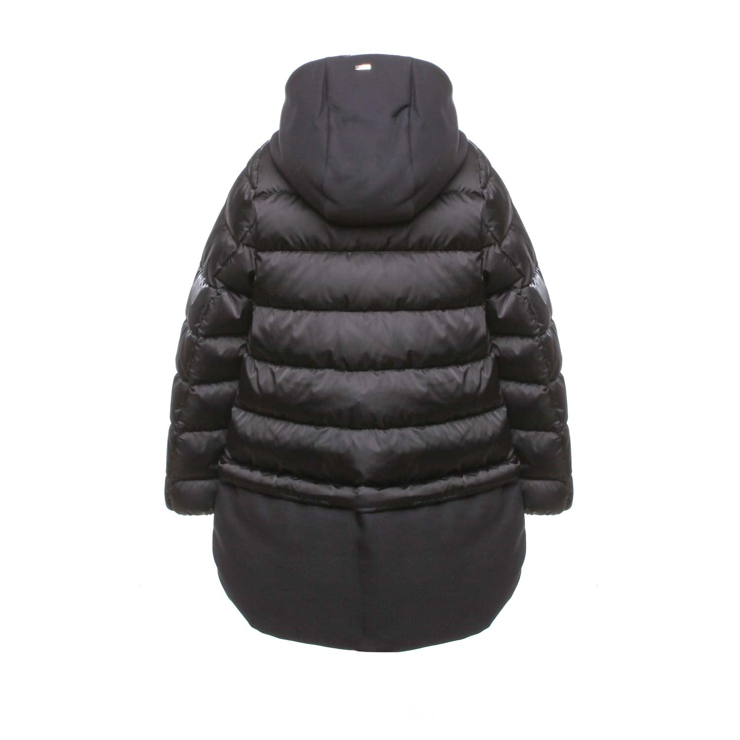 PIUMINO IN RASO NERO BAMBINA E TEEN - annameglio.com abbigliamento moda