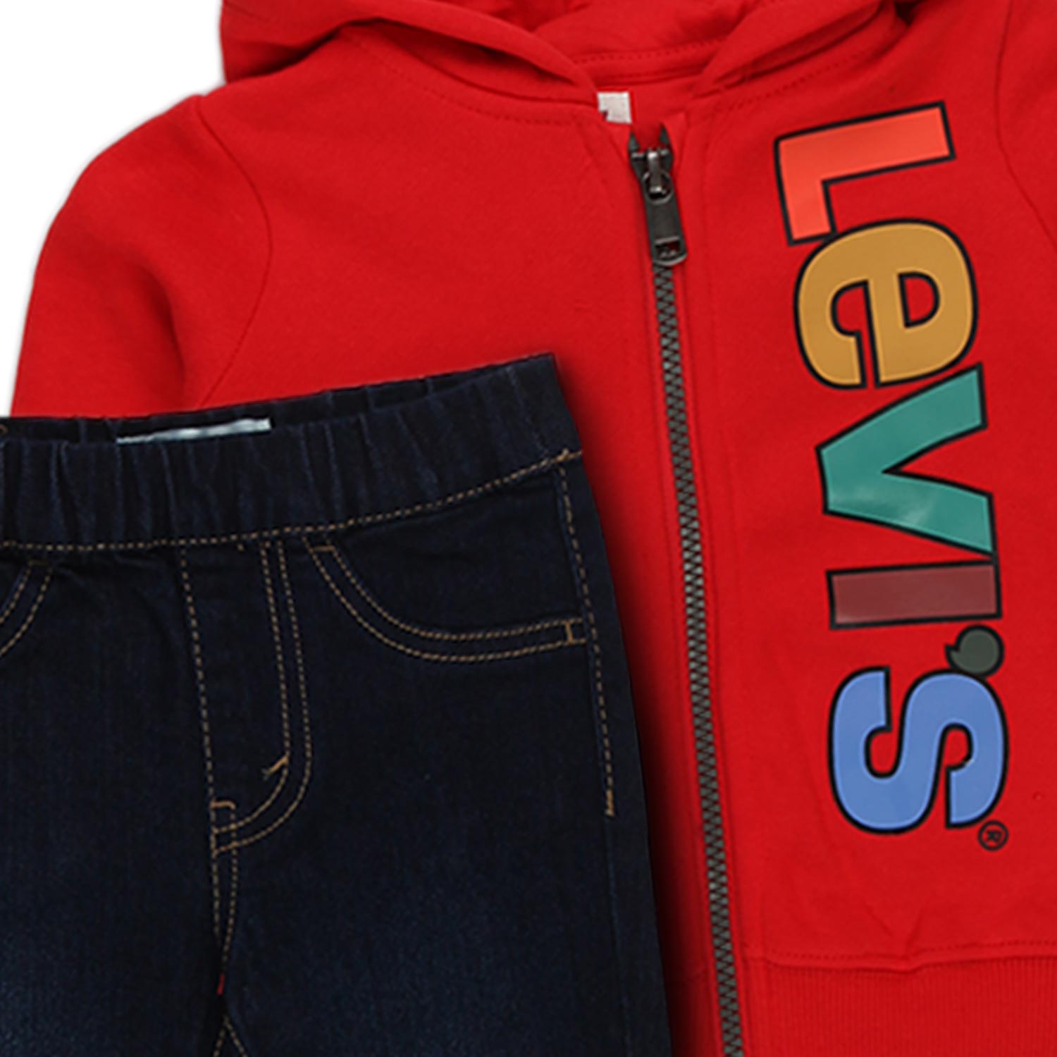 COMPLETO JEANS E FELPA BABY - annameglio.com abbigliamento moda