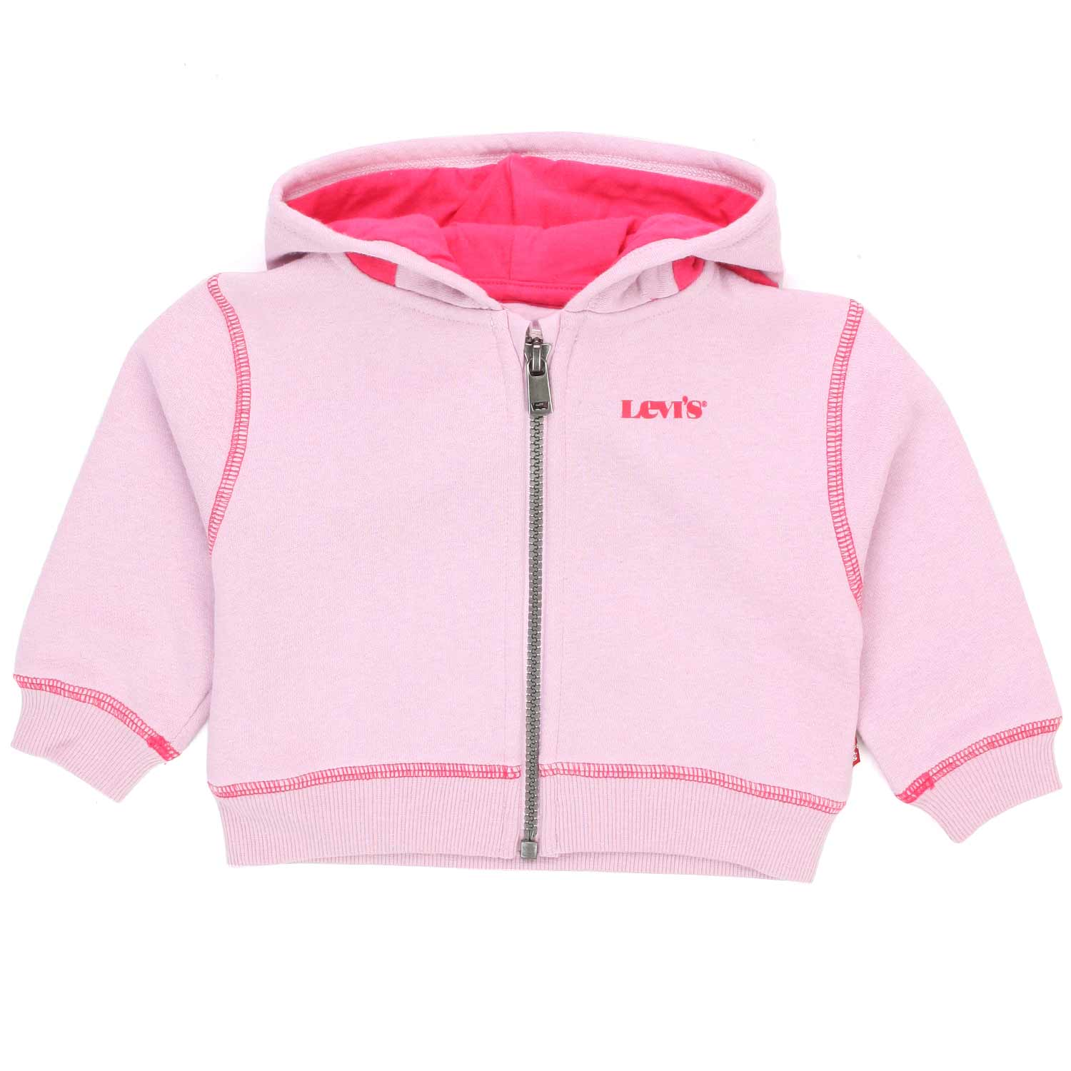 FELPA ROSA CON CAPPUCCIO BABY - annameglio.com abbigliamento moda
