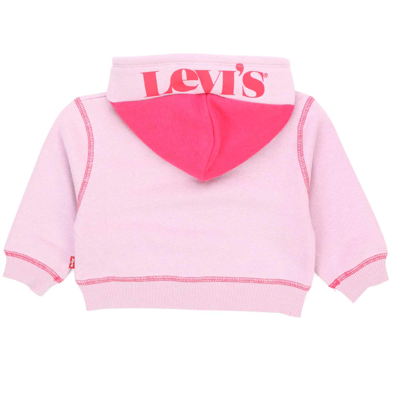 FELPA ROSA CON CAPPUCCIO BABY - annameglio.com abbigliamento moda