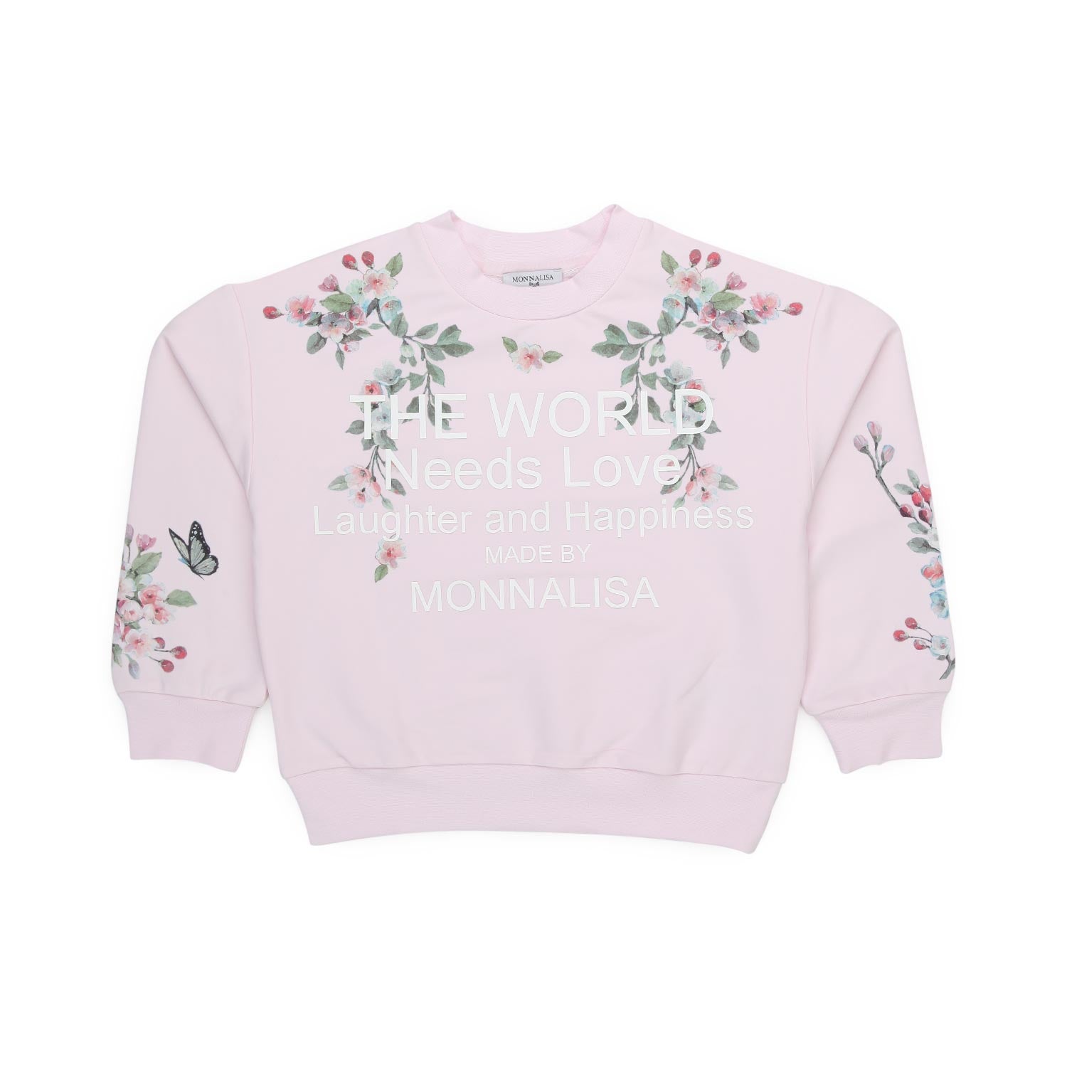 FELPA FANTASIA FLOREALE BAMBINA - annameglio.com abbigliamento moda