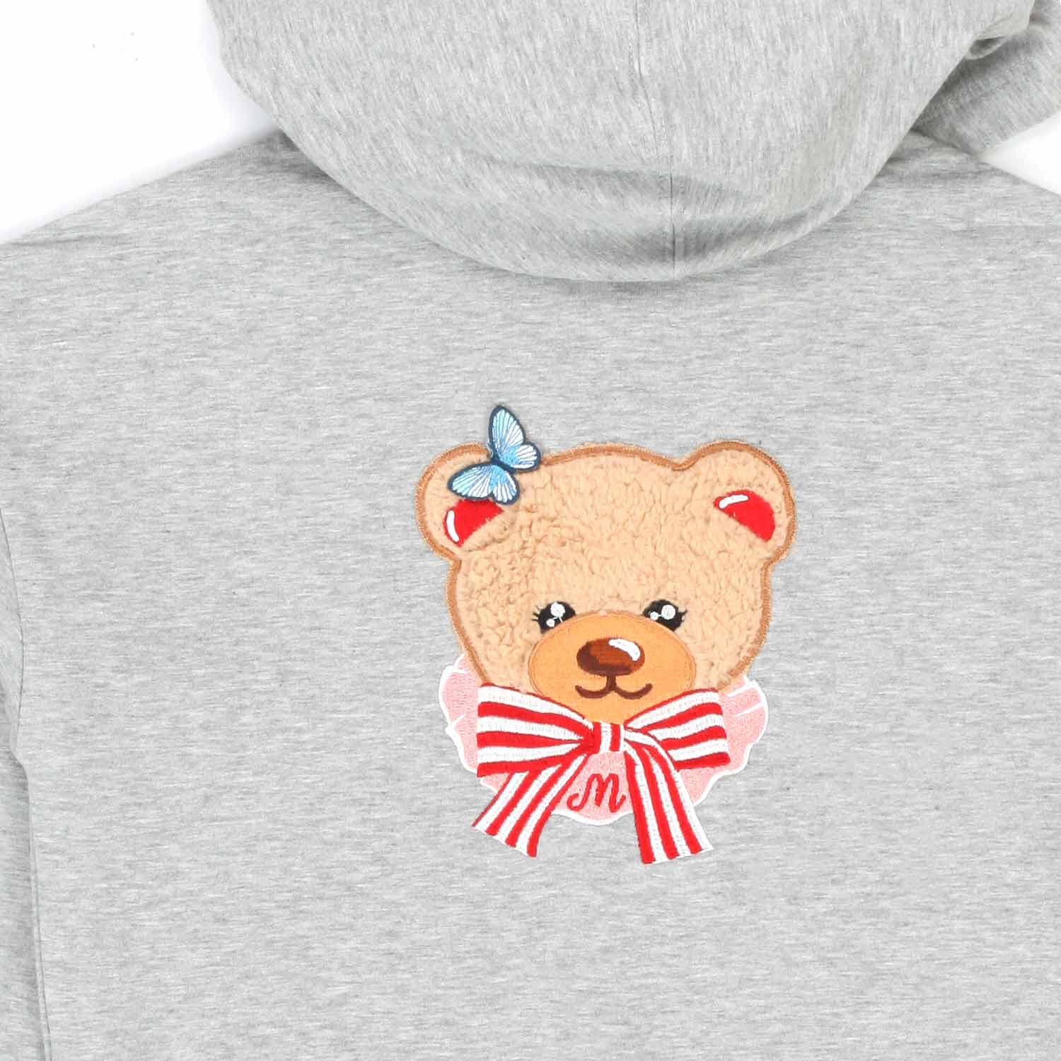 FELPA GRIGIA CON ZIP BAMBINA - annameglio.com abbigliamento moda
