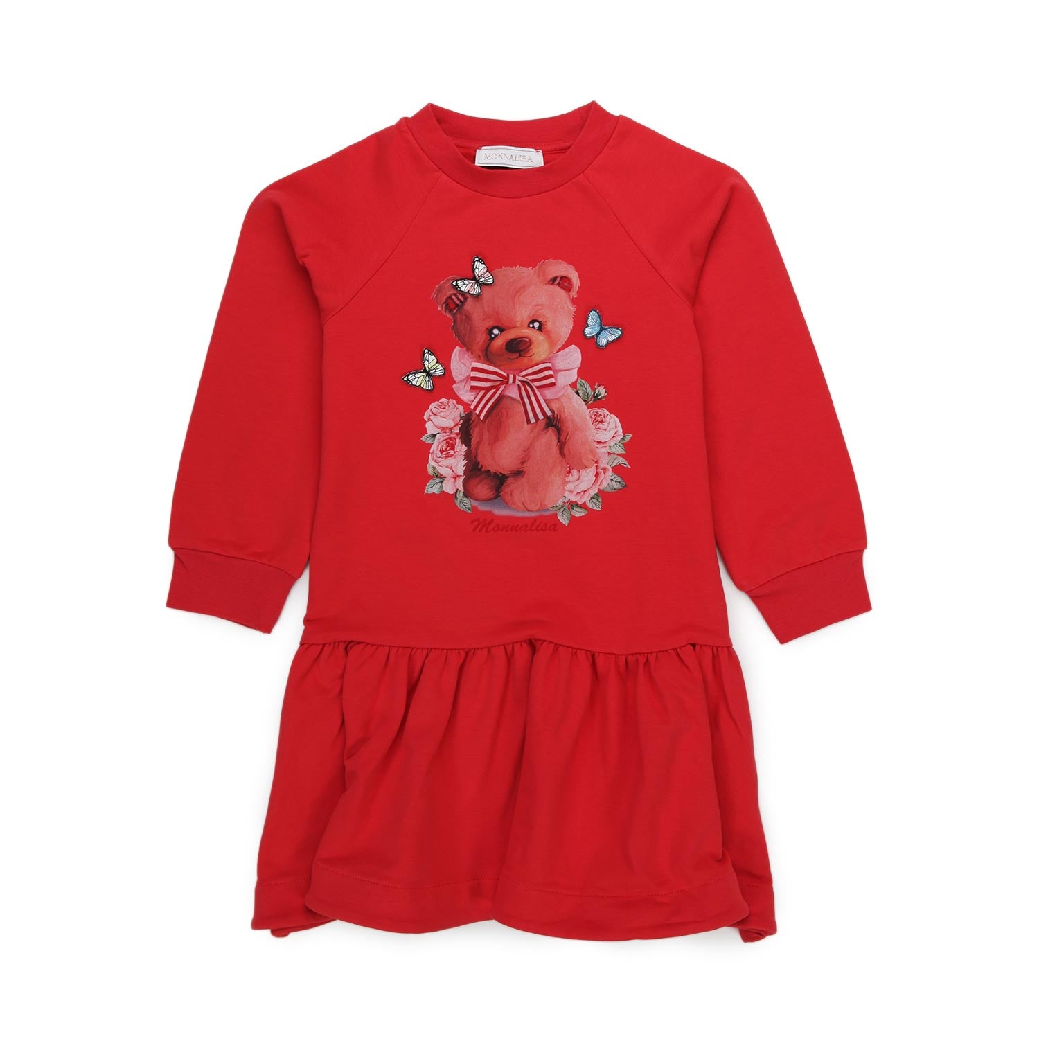 ABITO ROSSO IN FELPA BIMBA - annameglio.com abbigliamento moda