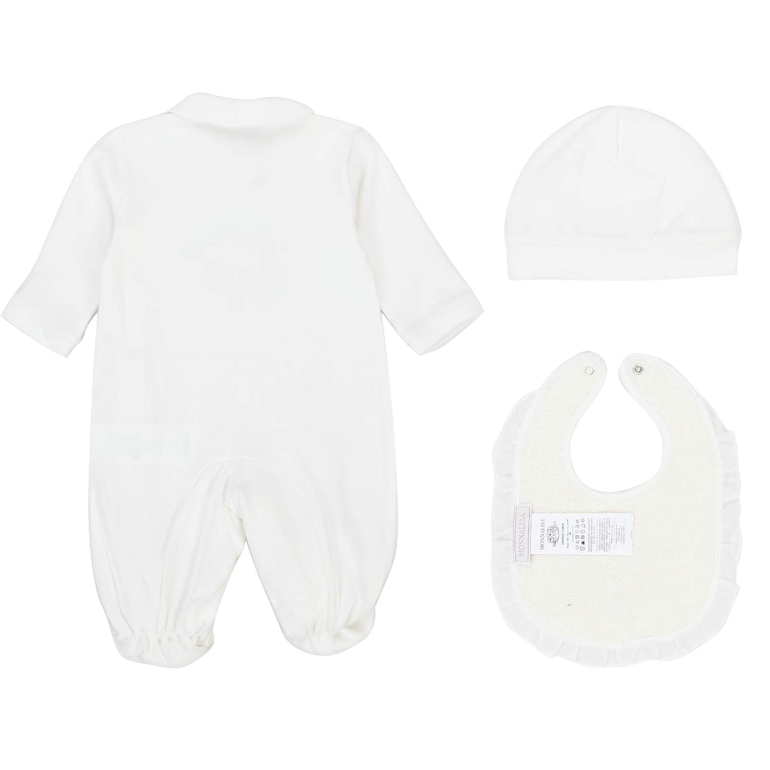 SET TUTINA BIANCO PANNA NEONATA - annameglio.com abbigliamento moda