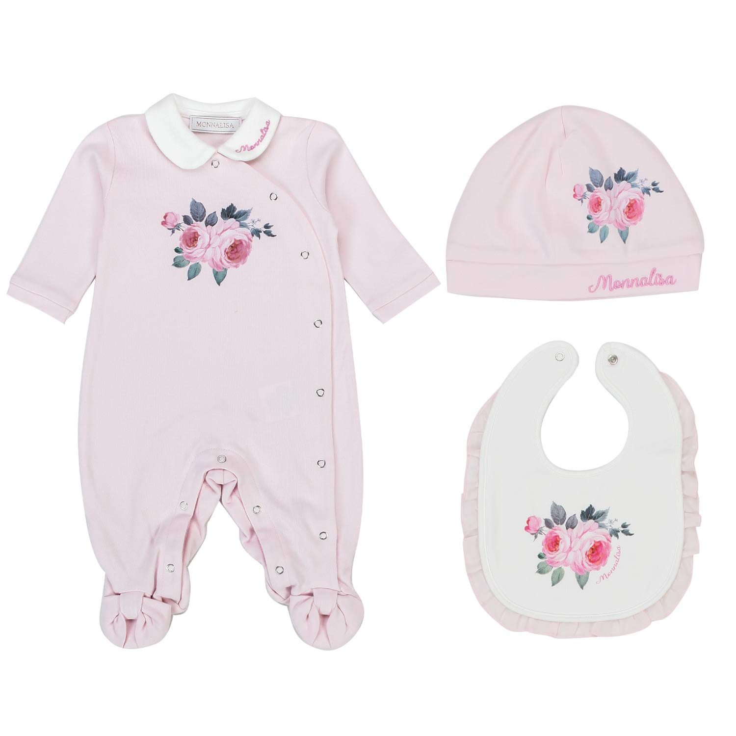 SET TUTINA ROSA E BIANCA NEONATA - annameglio.com abbigliamento moda