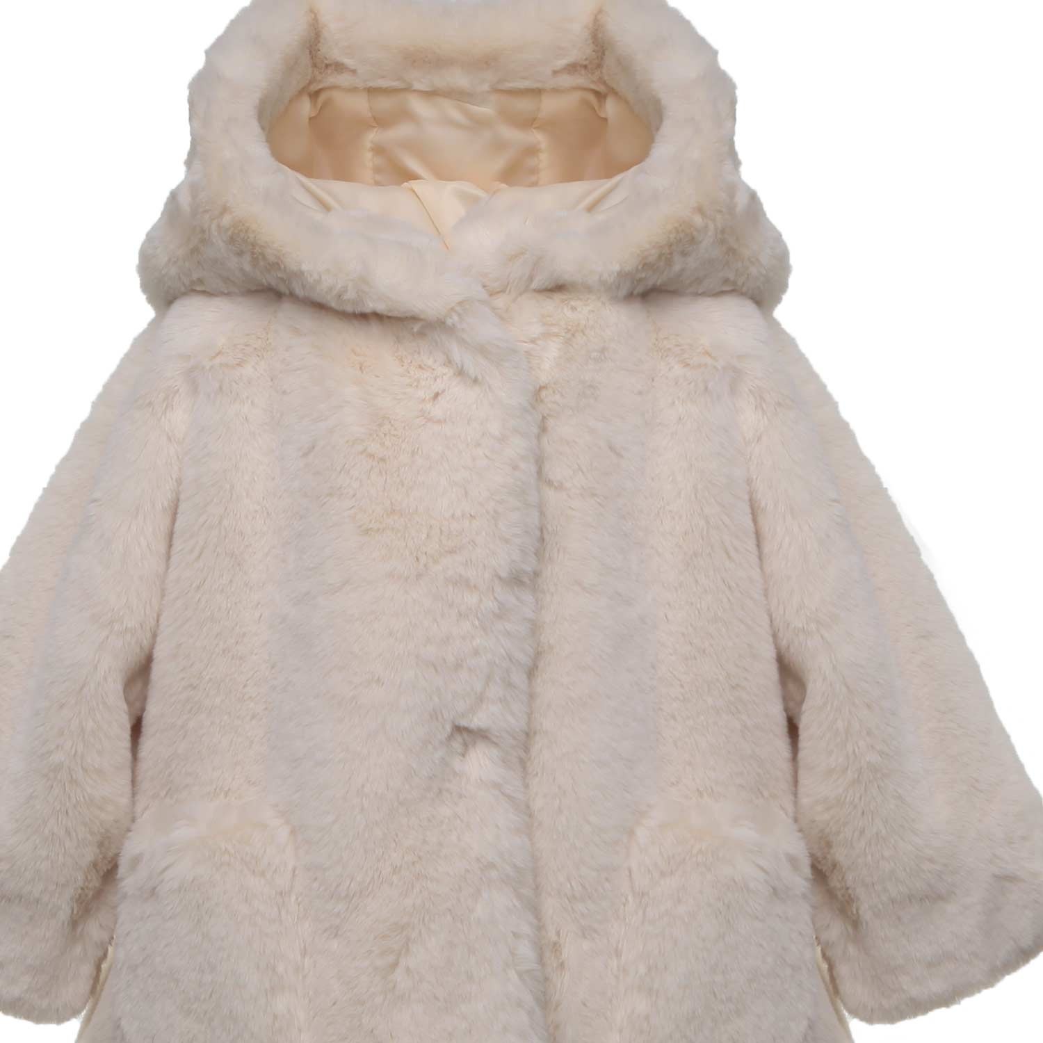 CAPPOTTO BIMBA IN ECO-PELLICCIA - annameglio.com abbigliamento moda