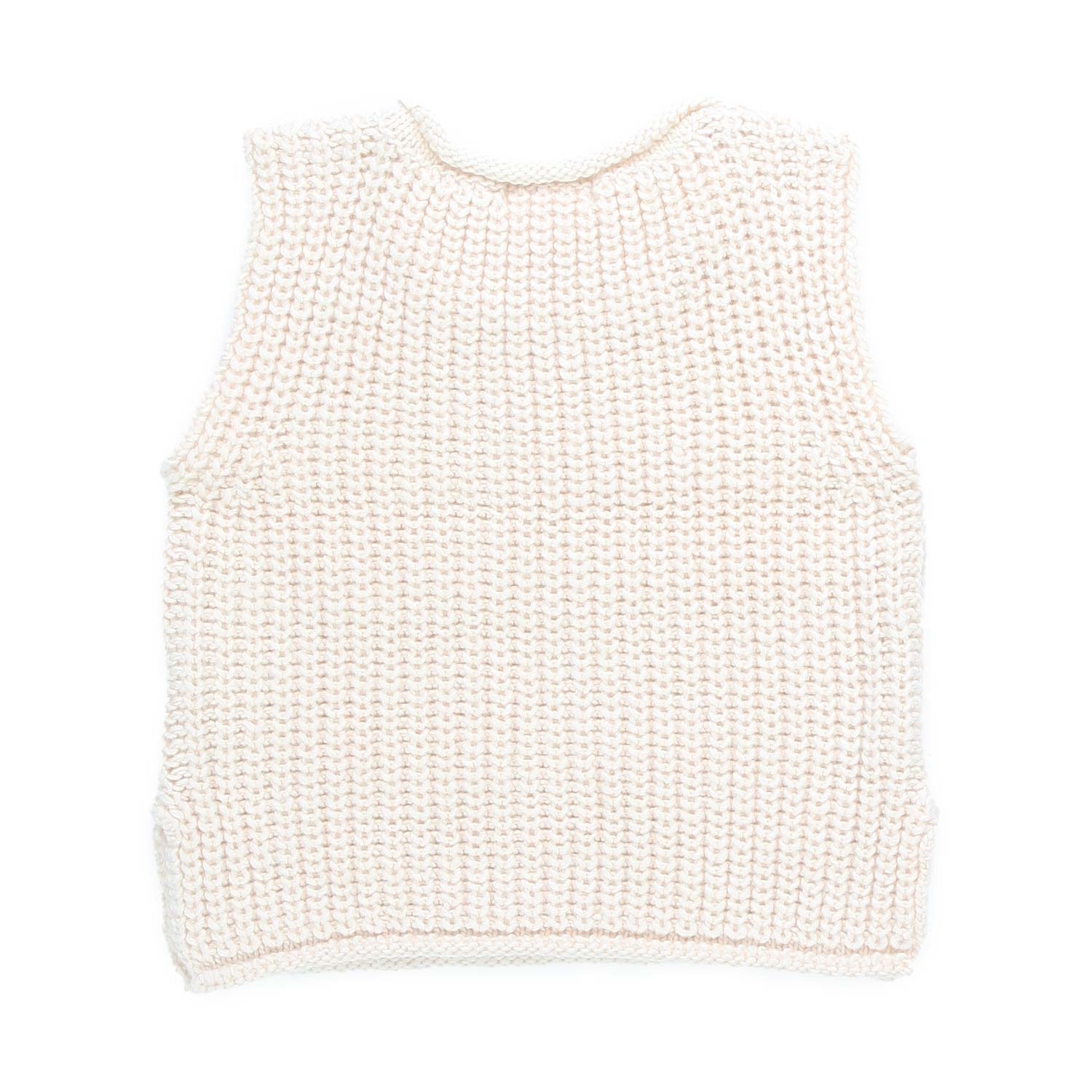 GILET GABRIEL BIANCO BABY UNISEX - annameglio.com abbigliamento moda