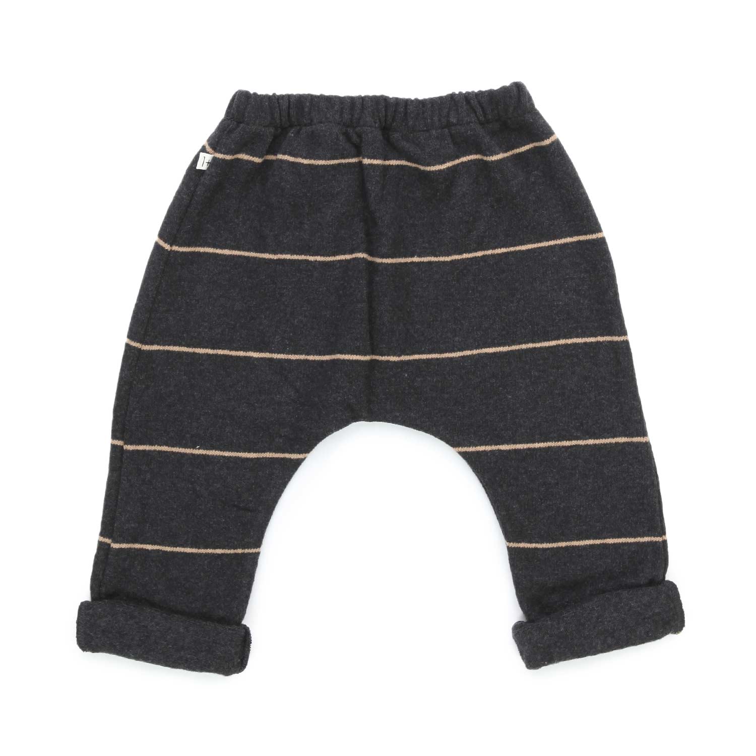 PANTALONE CHARLES NERO BABY UNISEX - annameglio.com abbigliamento moda