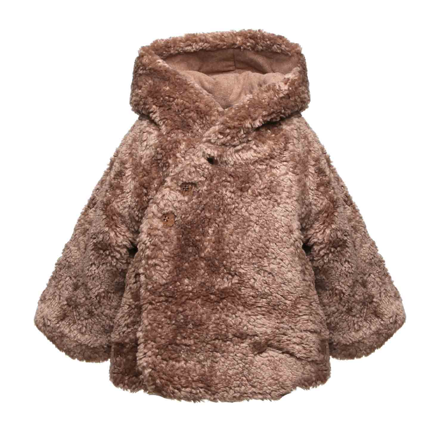 CAPPOTTINO FLORA BEIGE BEBÈ E BAMBINA - annameglio.com abbigliamento moda