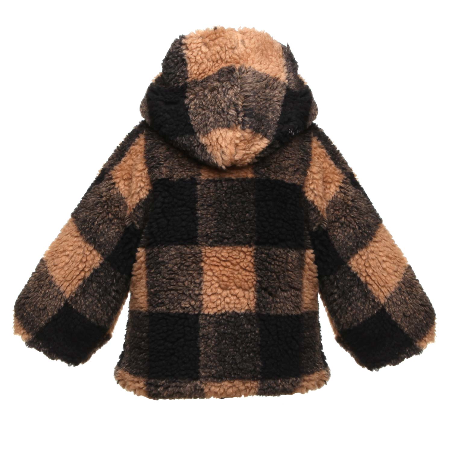 CAPPOTTINO EUGENE MARRONE A QUADRI BABY UNISEX - annameglio.com abbigliamento moda