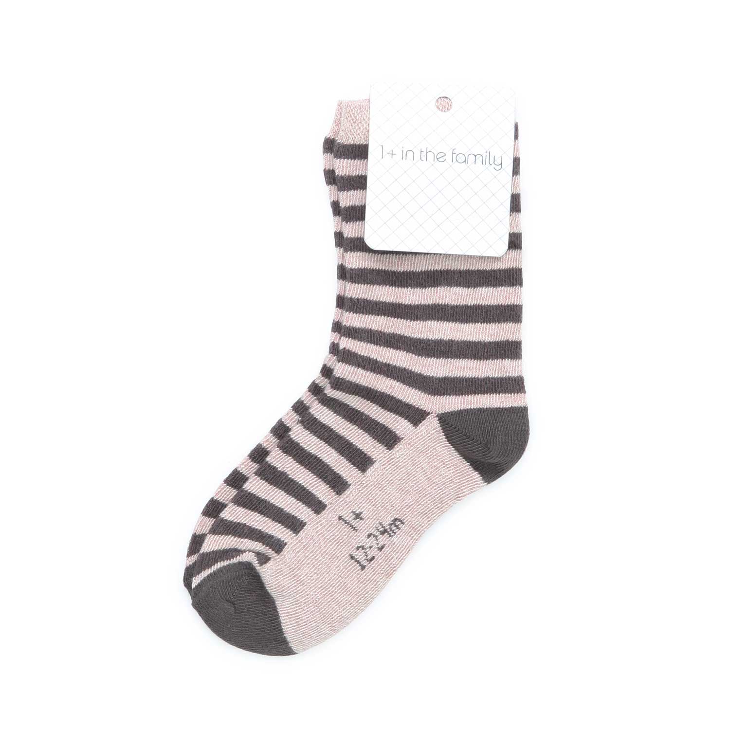 CALZINI ANIOL ROSA A RIGHE BEBÈ E BAMBINA - annameglio.com abbigliamento moda