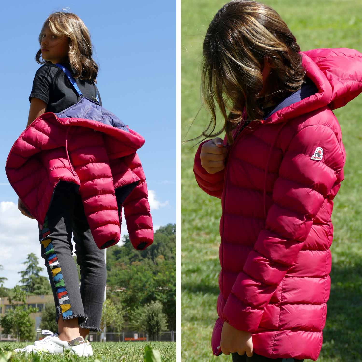 GIUBBOTTO FUCSIA BAMBINA TEEN - annameglio.com abbigliamento moda