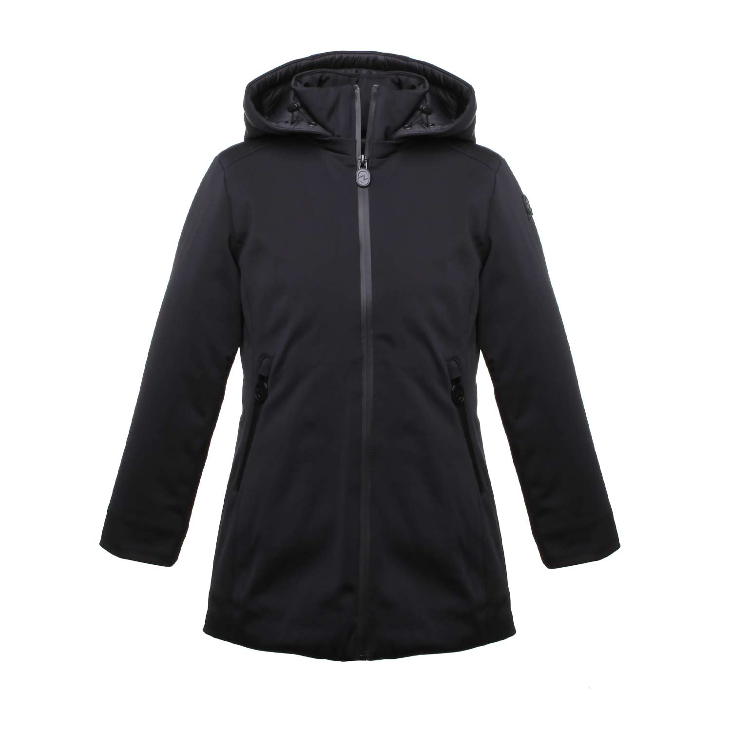 GIUBBOTTO NERO BAMBINA TEENAGER - annameglio.com abbigliamento moda