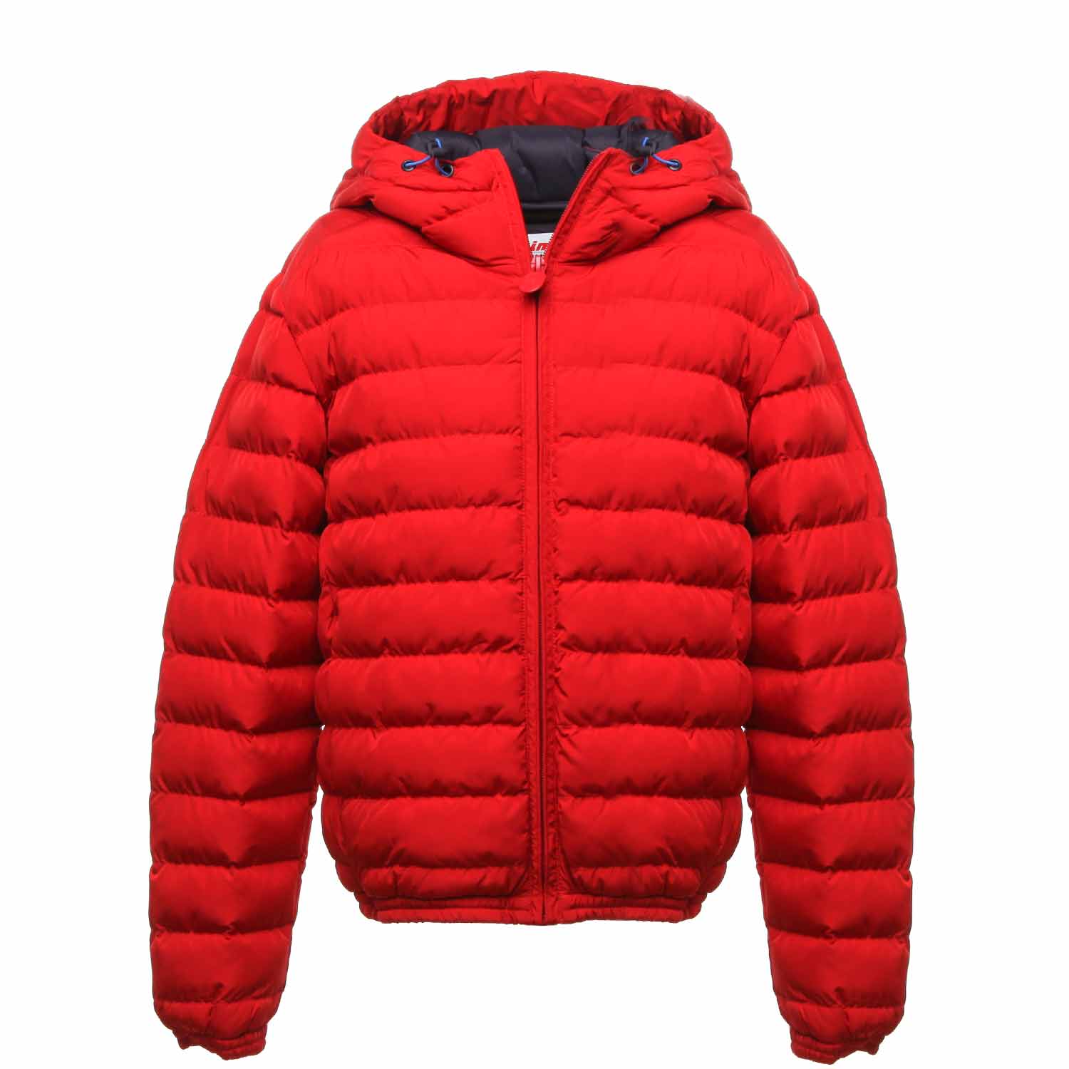 GIUBBINO TRAPUNTATO ROSSO E GRIGIO UNISEX - annameglio.com abbigliamento moda