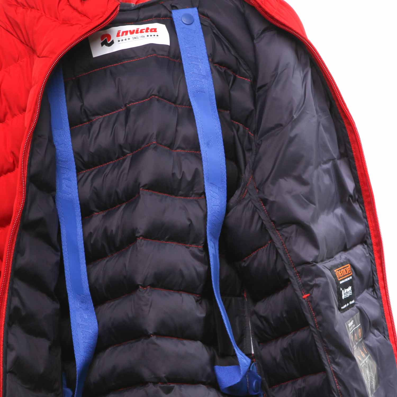 GIUBBINO TRAPUNTATO ROSSO E GRIGIO UNISEX - annameglio.com abbigliamento moda