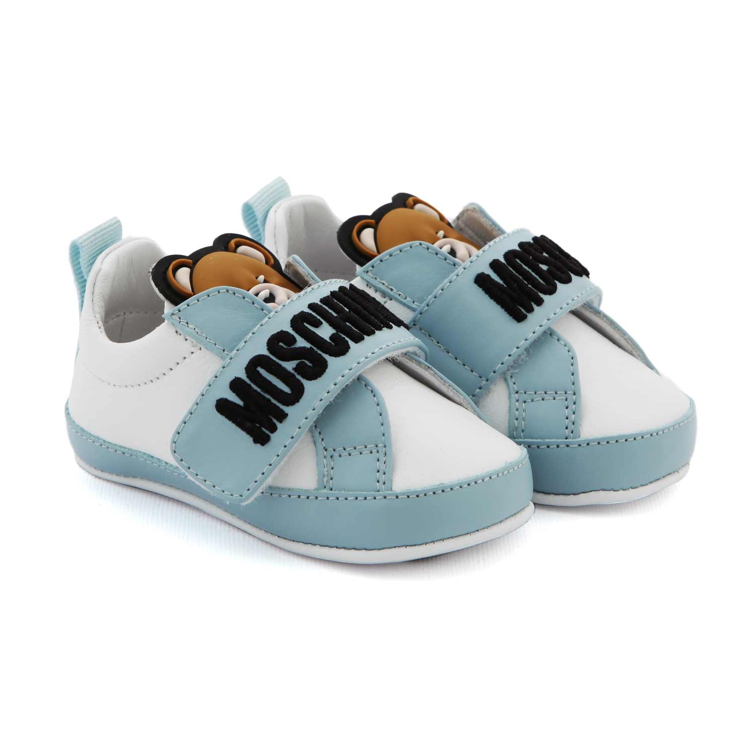 SNEAKERS CELESTI ORSETTO NEONATO - annameglio.com abbigliamento moda