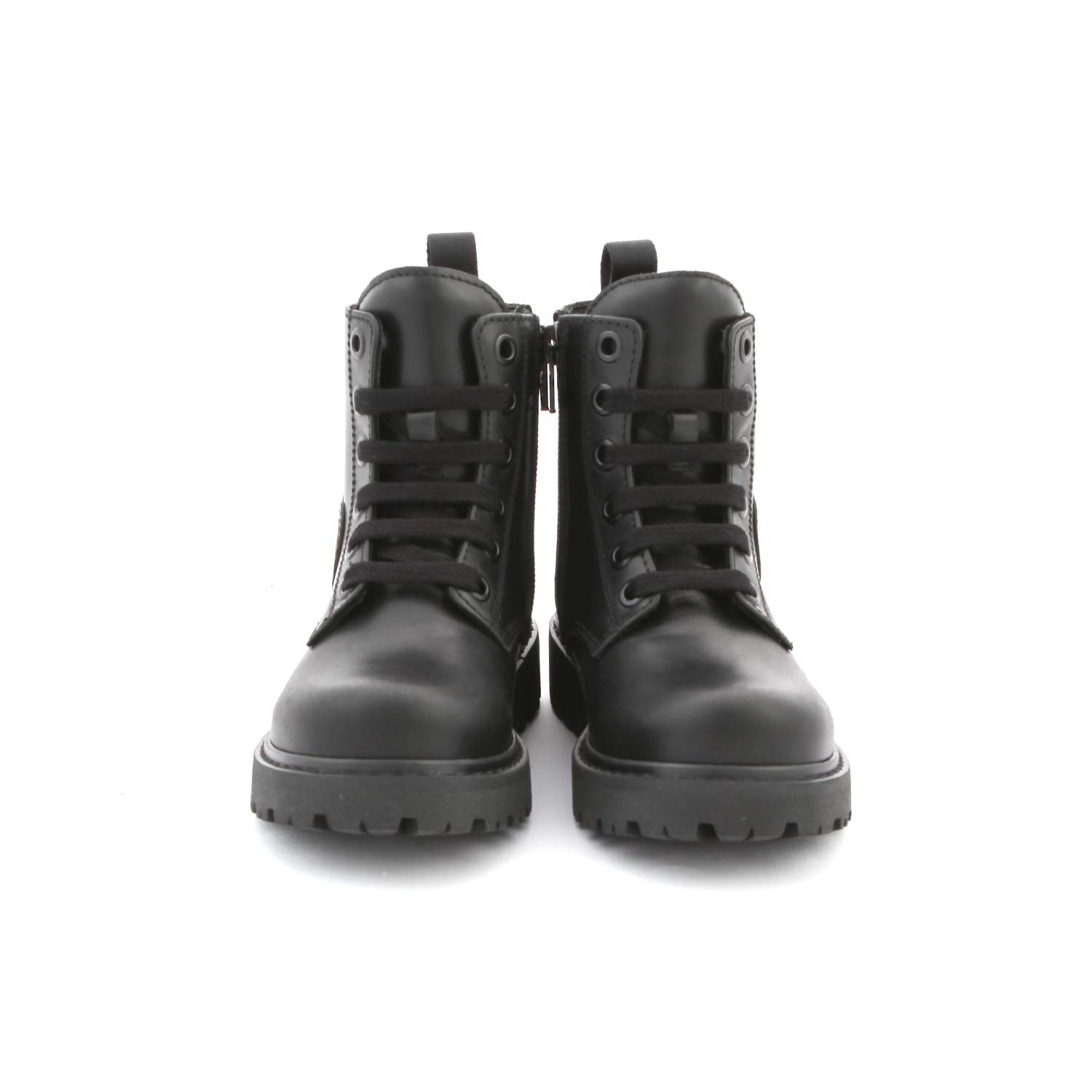 ANFIBI NERI CON ORSETTO UNISEX - annameglio.com abbigliamento moda