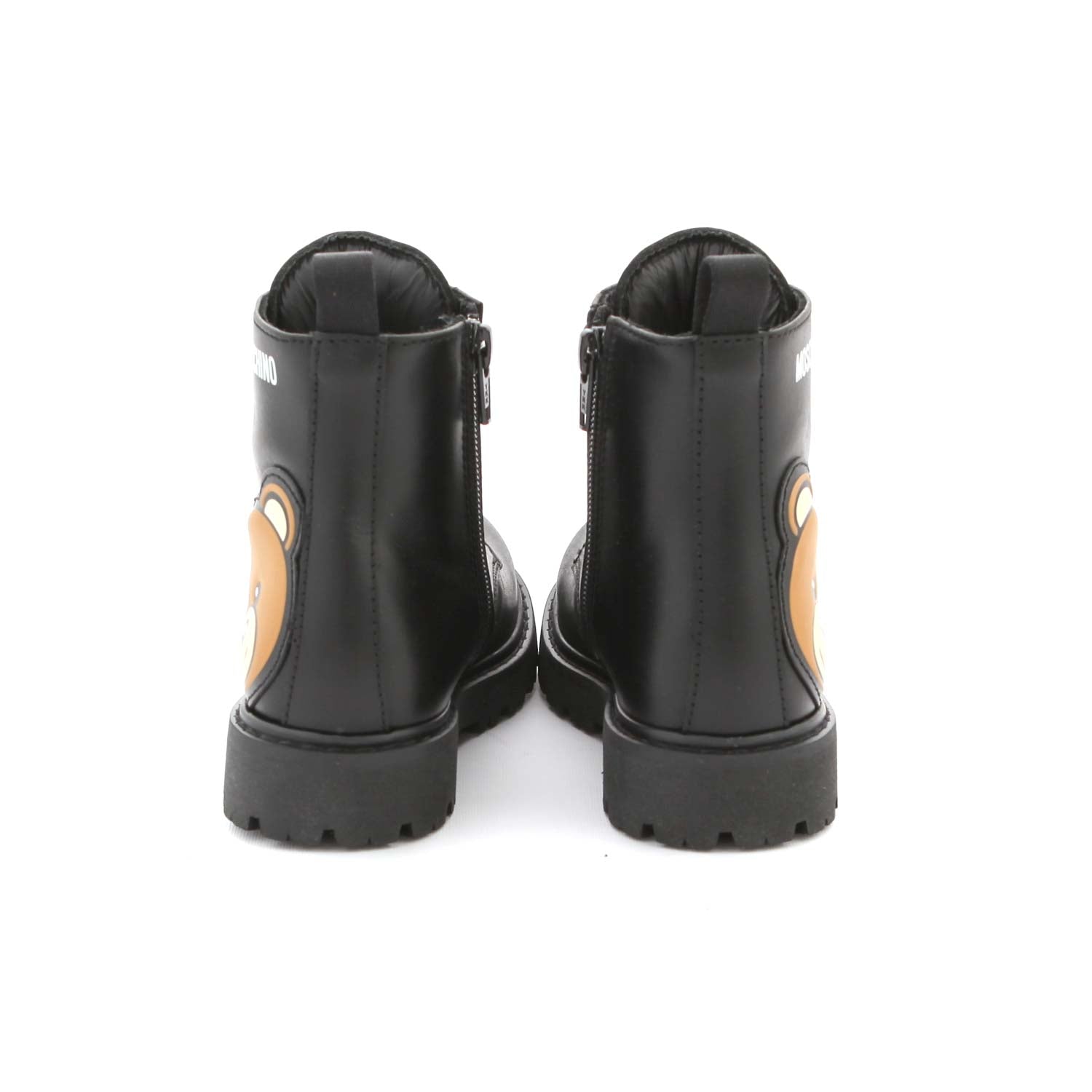 ANFIBI NERI CON ORSETTO UNISEX - annameglio.com abbigliamento moda