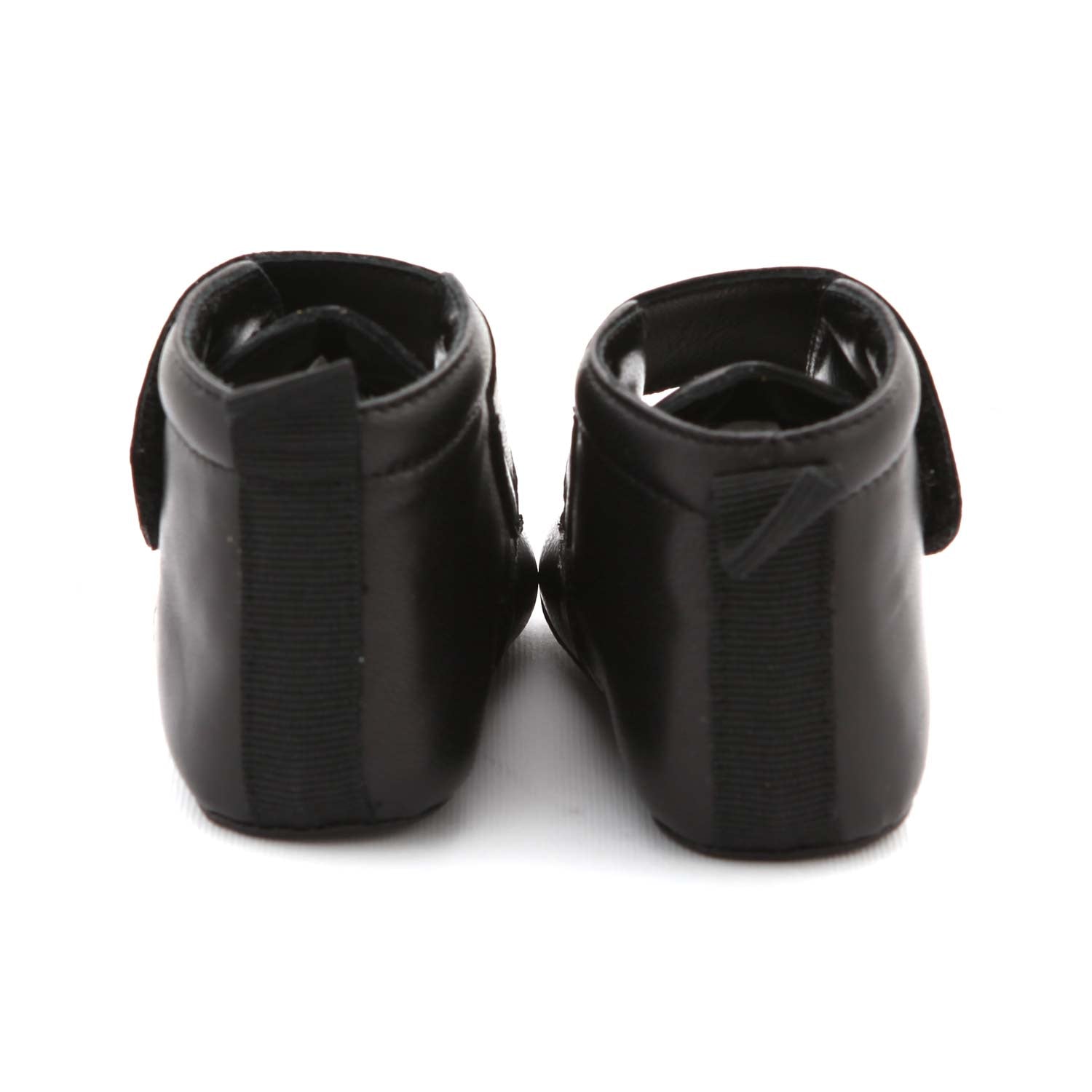 MINI SCARPONCINO IN PELLE NERA BEBÈ - annameglio.com abbigliamento moda