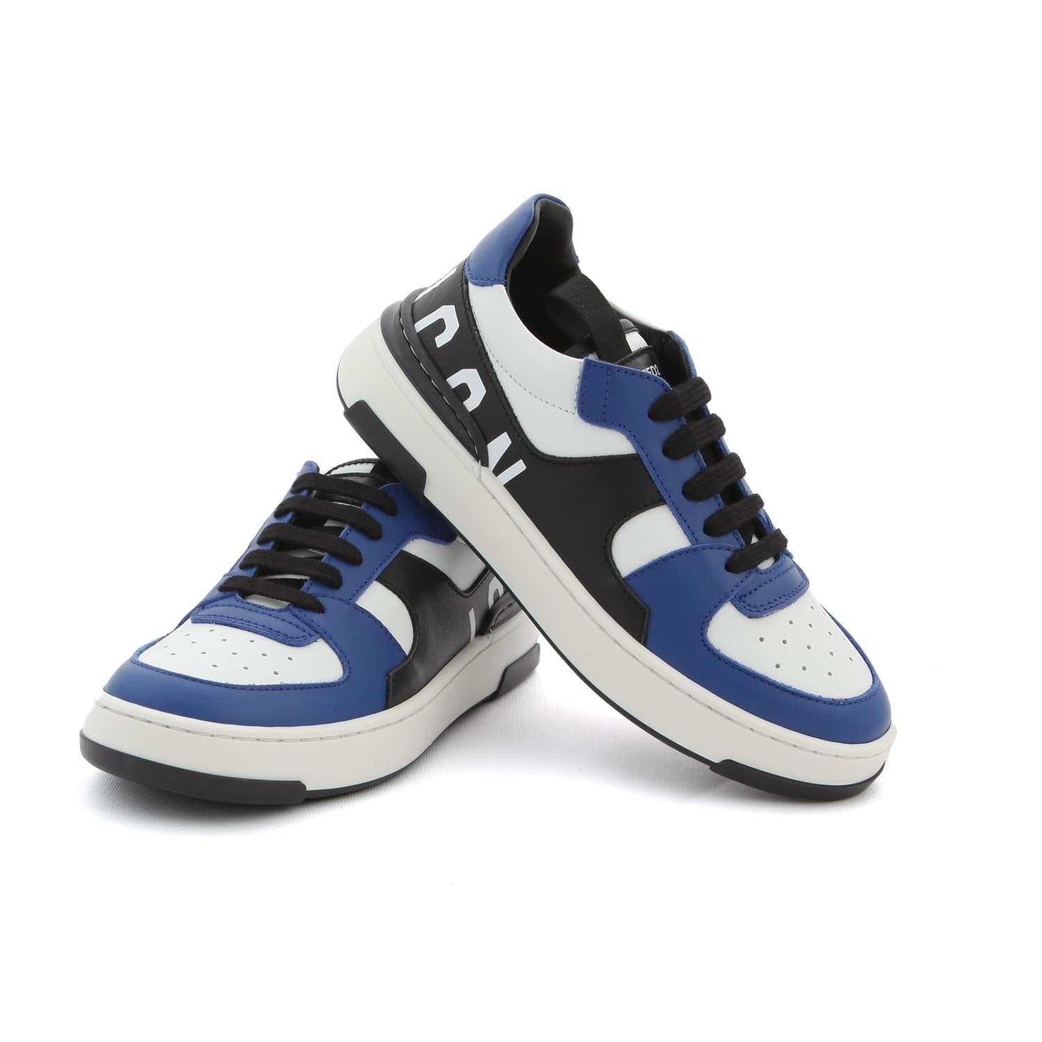 SNEAKERS UNISEX D2 ICON BLU BAMBINO E TEEN - annameglio.com abbigliamento moda