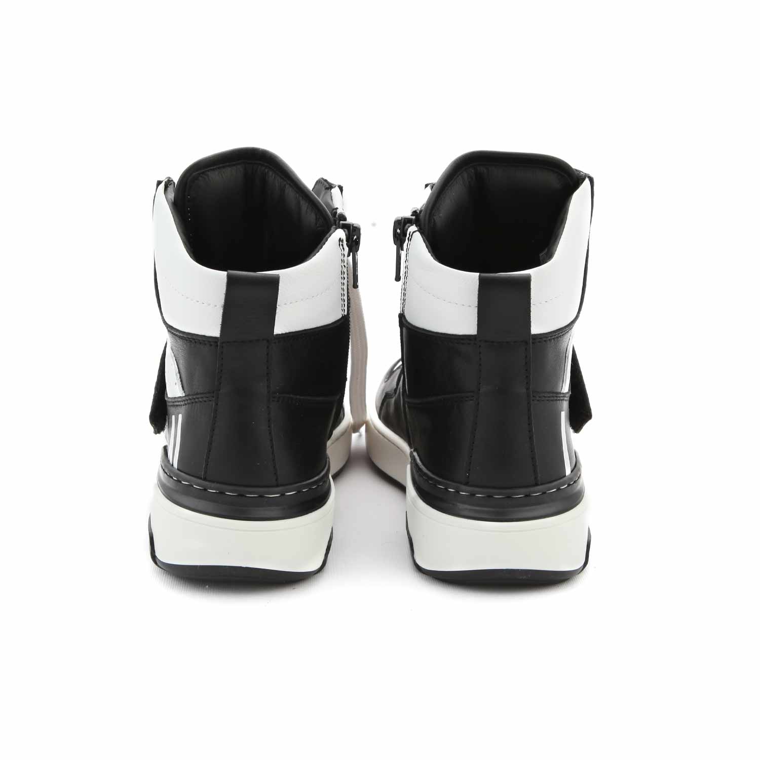 SNEAKER D2 HIGH-TOP NERA E BIANCA TEENAGER - annameglio.com abbigliamento moda