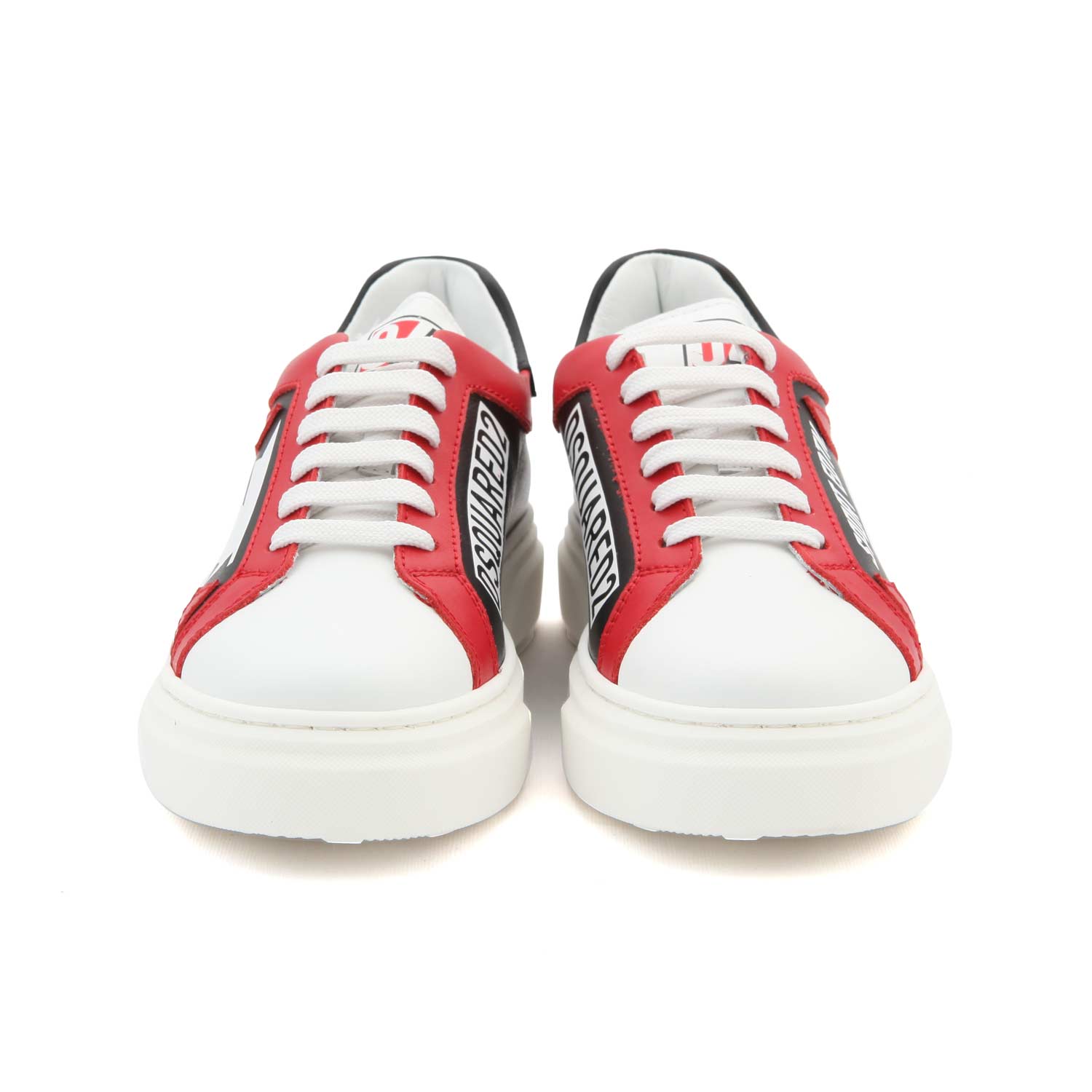 SNEAKERS D2 NERA ROSSA E BIANCA JR E TEEN - annameglio.com abbigliamento moda