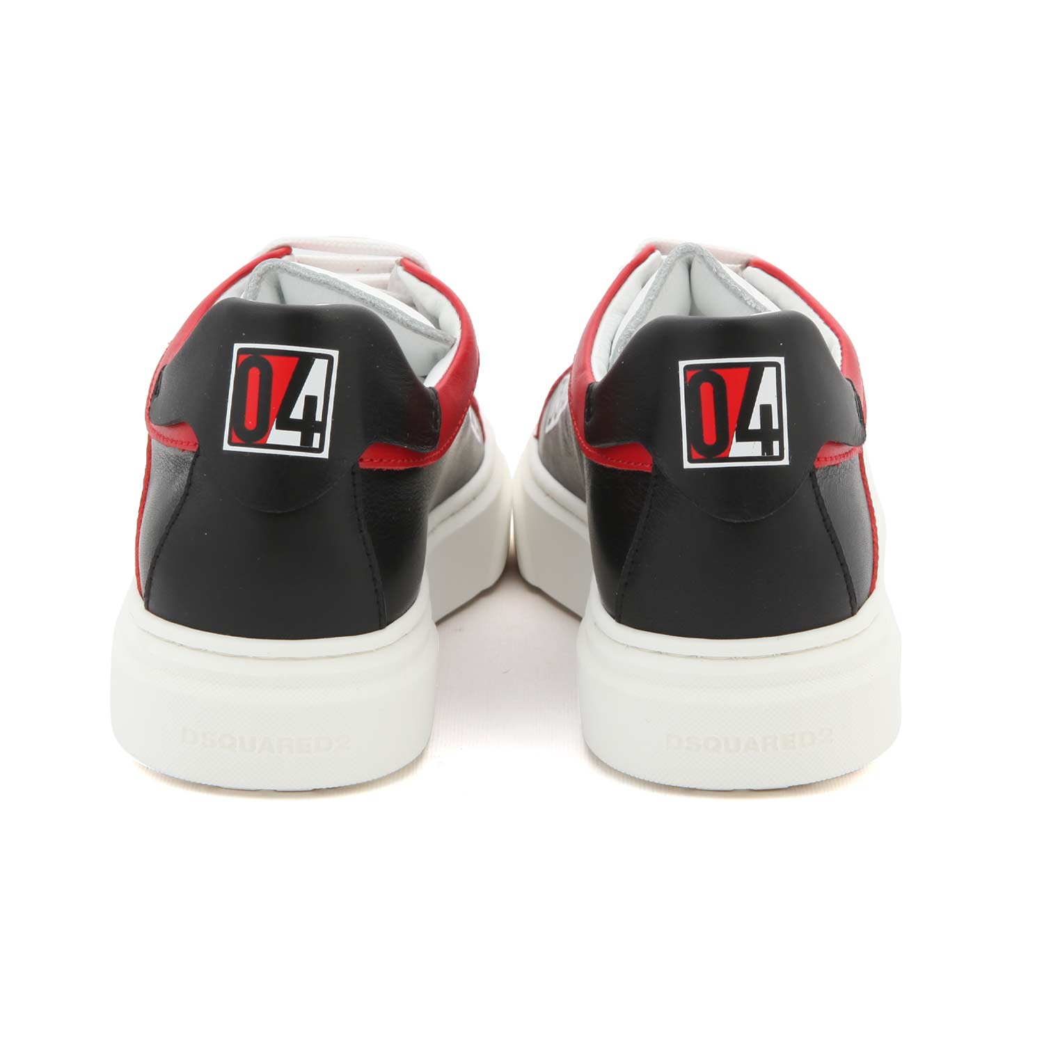 SNEAKERS D2 NERA ROSSA E BIANCA JR E TEEN - annameglio.com abbigliamento moda